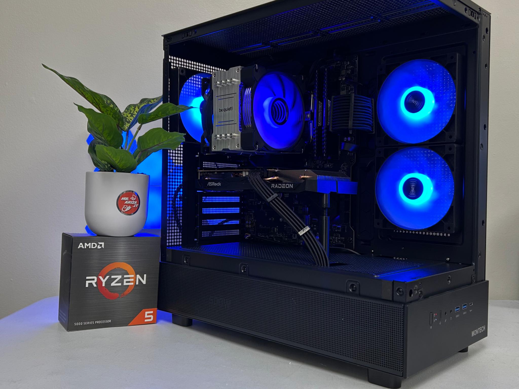 🎮 "Storm Ray RX6600" – Smooth 1080p Gaming in Style! 🌩️🖥️