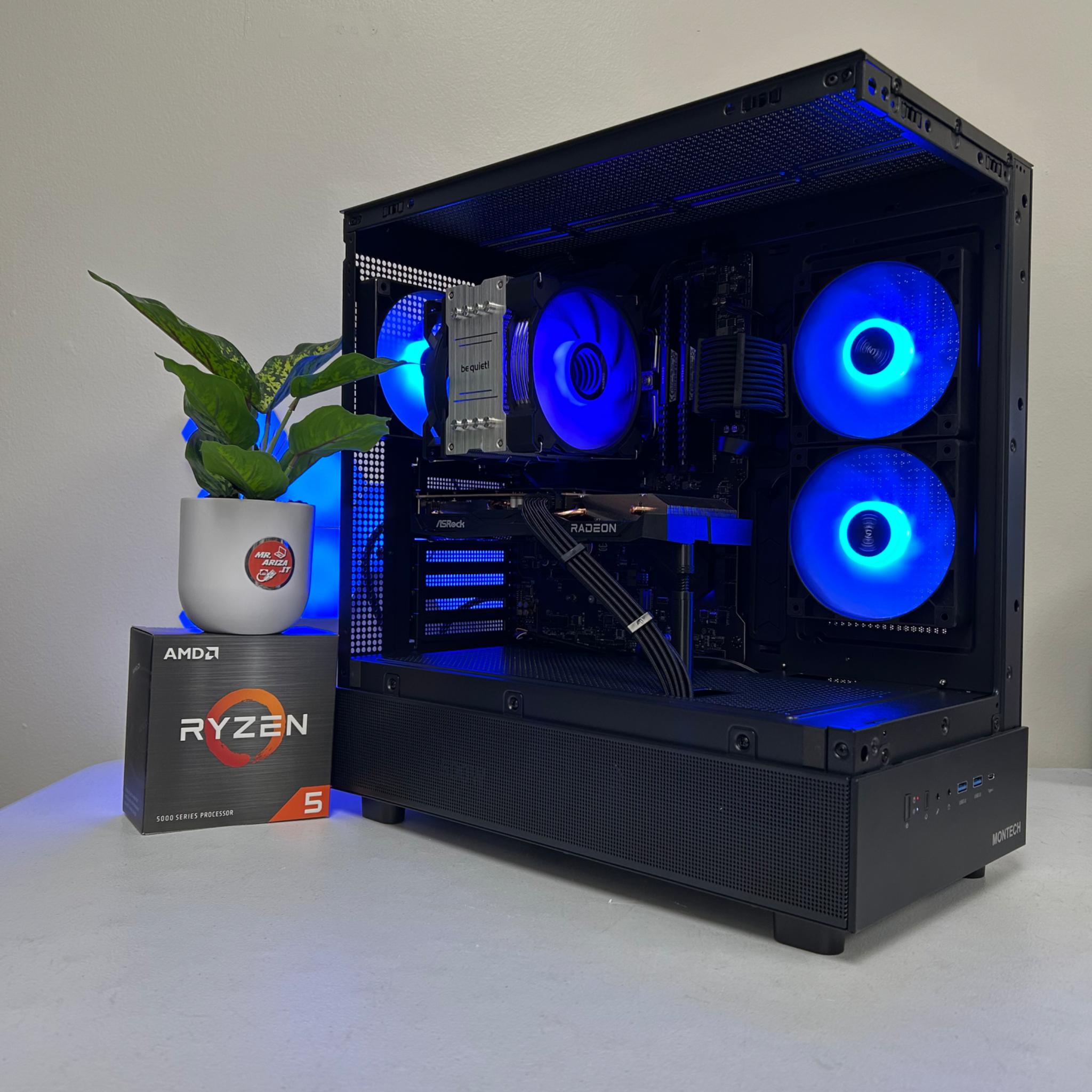 🎮 "Storm Ray RX6600" – Smooth 1080p Gaming in Style! 🌩️🖥️