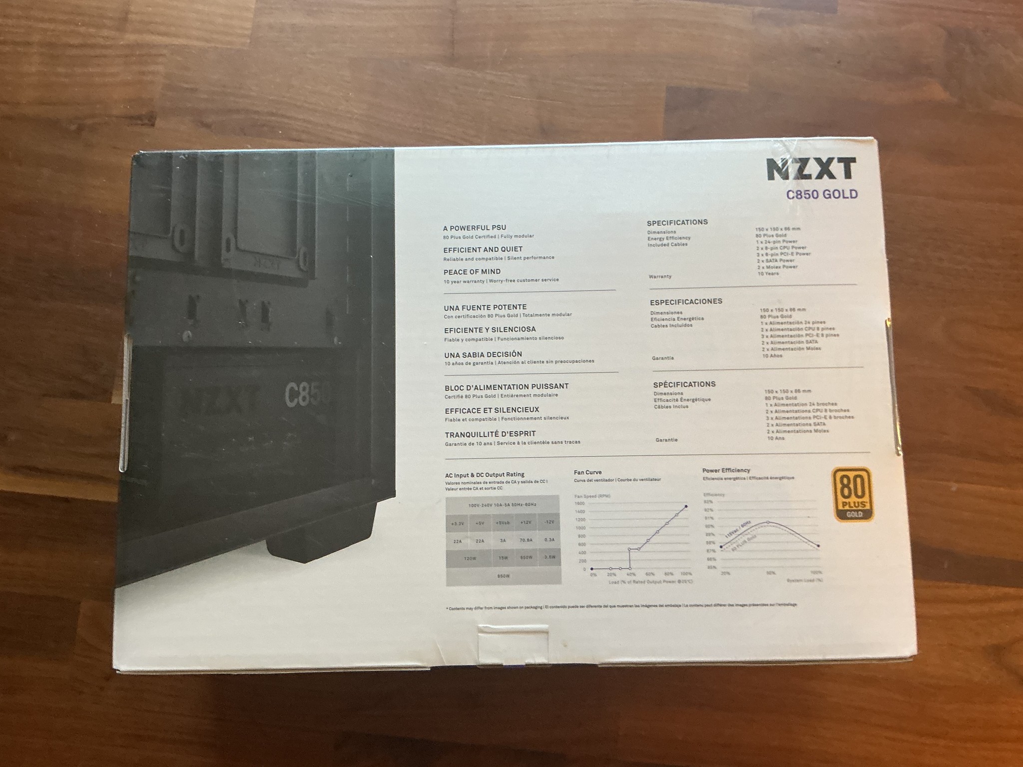 NZXT c850 fully modular PSU NEW/SEALED!