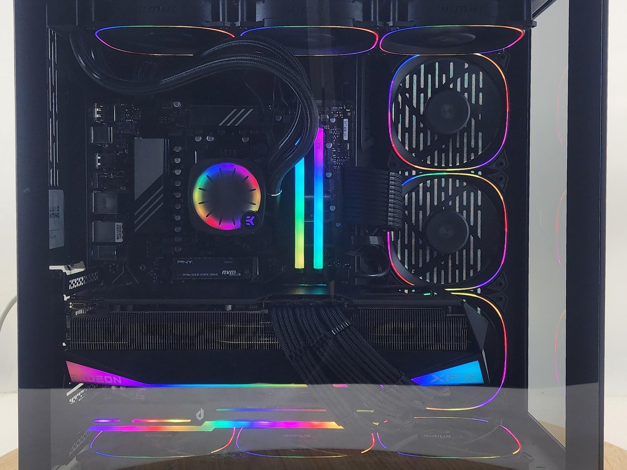 Gaming PC Ryzen 7 7800X3D 32GB RAM 2TB SSD RX 9070 XT 16GB Windows 11 Computer
