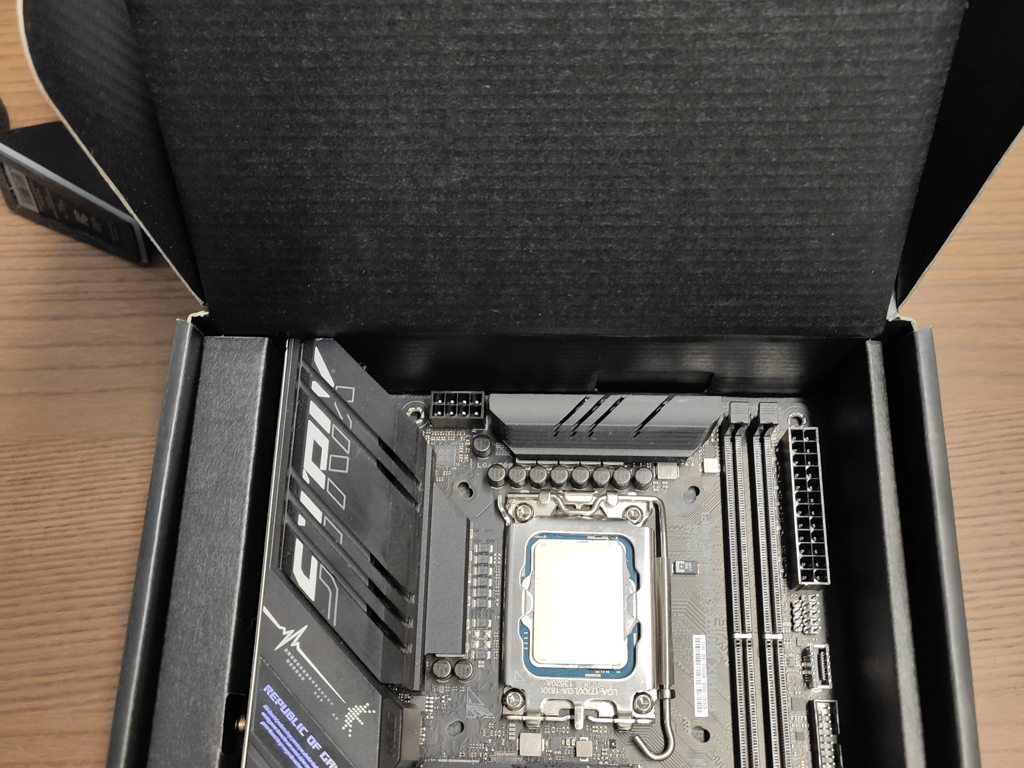 Intel 12400 CPU and Asus B660-I Gaming WIFI ITX Motherboard Combo