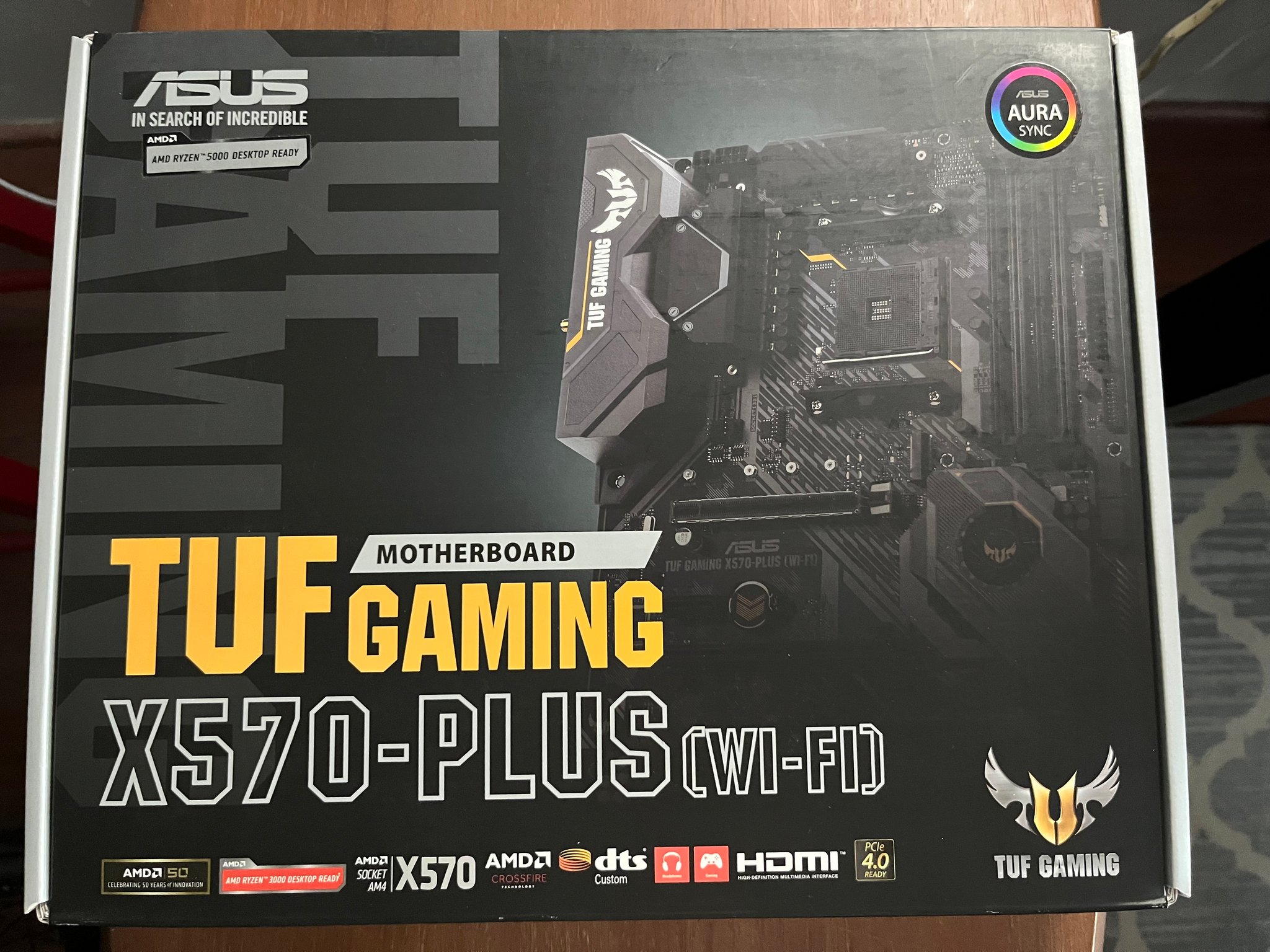 Ryzen 9 5900X CPU + ASUS TUF Gaming X570-Plus WiFi Motherboard + 64GB Corsair Vengeance DDR4 Bundle