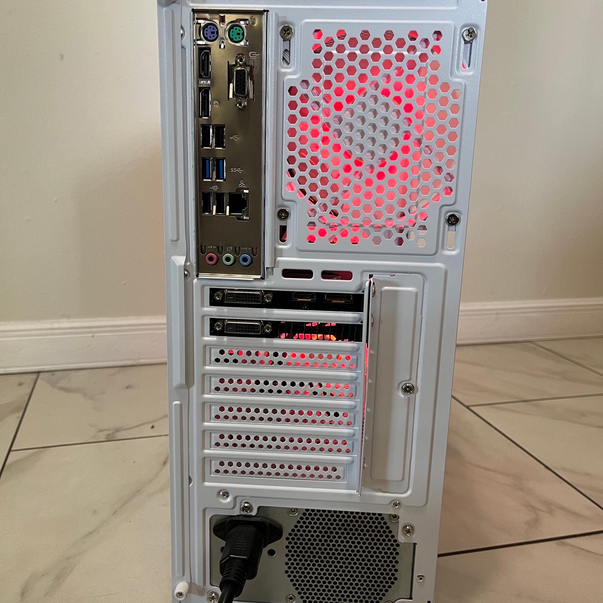 NVIDIA GTX 1060, Intel Core i3-10100, 12GB RAM, 1TB Storage, Gaming PC w/ Wi-Fi & BT