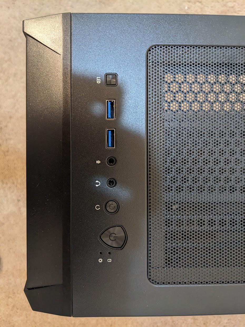 Open Box MSI MAG Forge 100R Mid Tower Gaming Case with ARGB fans