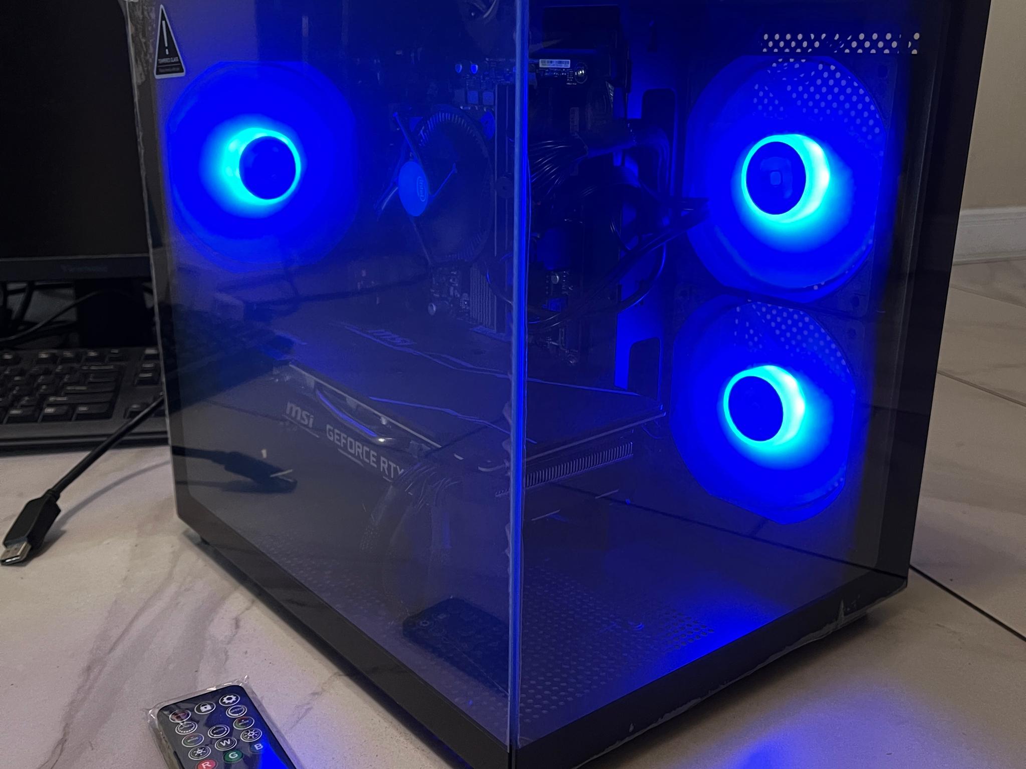 🟢🔥NVIDIA RTX 2070 Super, Intel i5-9400, 16GB RAM, 870 GB Storage, High Performance RGB Gaming PC 🖥️