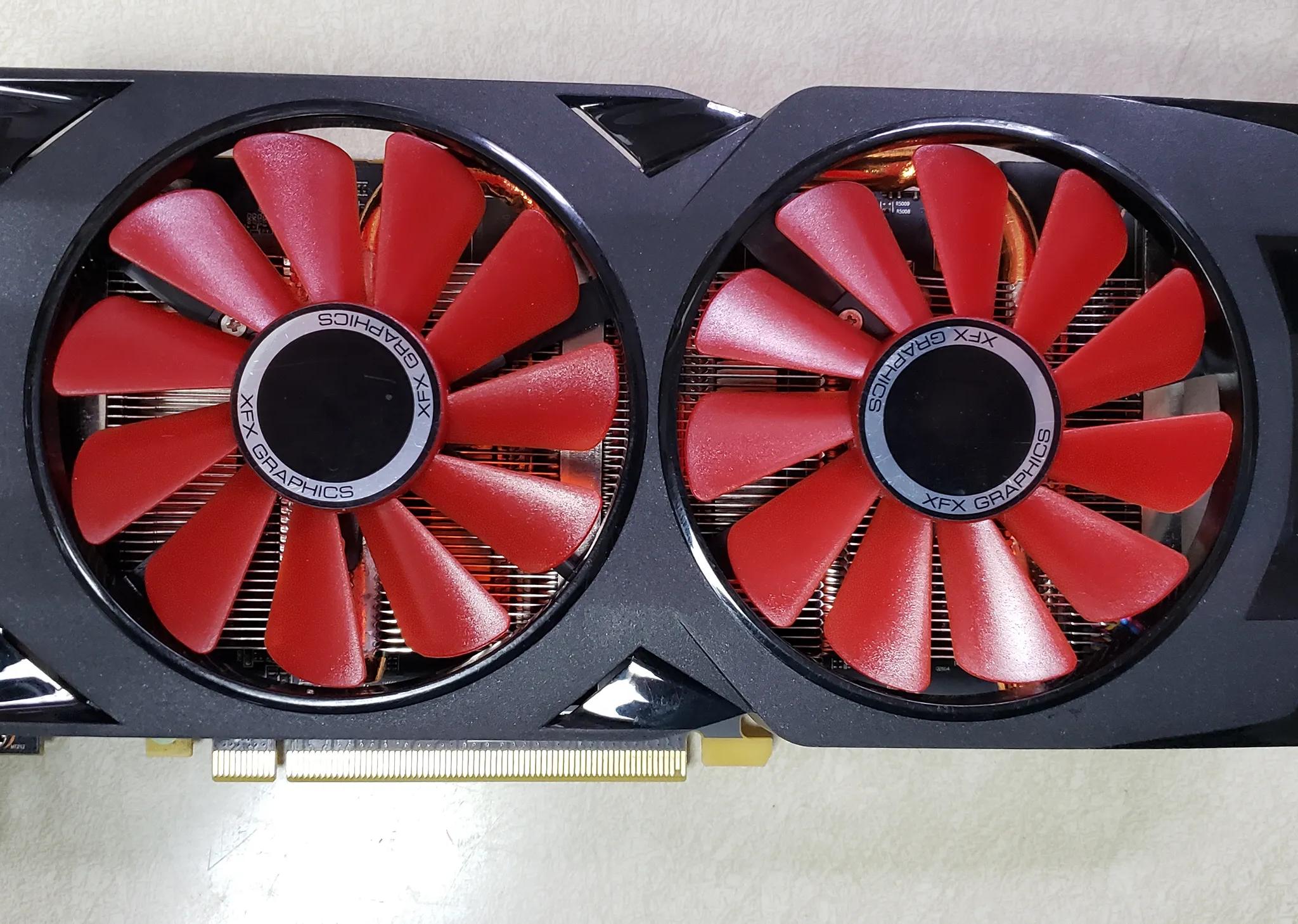 XFX RX 570 graphics card with 8gb memory