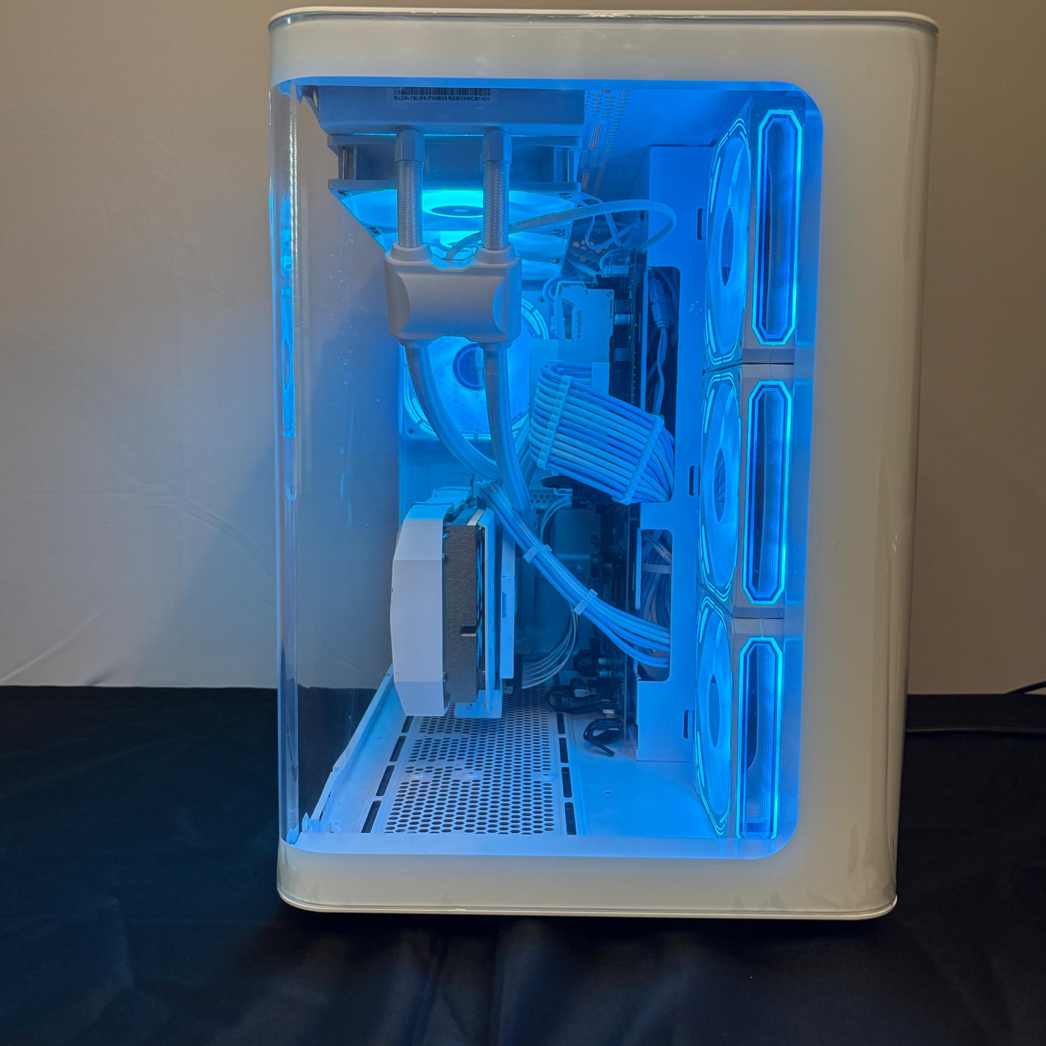 🤍 Aesthetic Gaming PC 💙 | Nvidia RTX 4060 Ti | Ryzen 7 5700X | 1TB SSD
