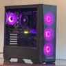 FREE SHIPPING 🖤 🌈 Black RGB Gaming PC | RX 9060 XT 16GB | Ryzen 5 7600 | 1TB SSD | 16GB...