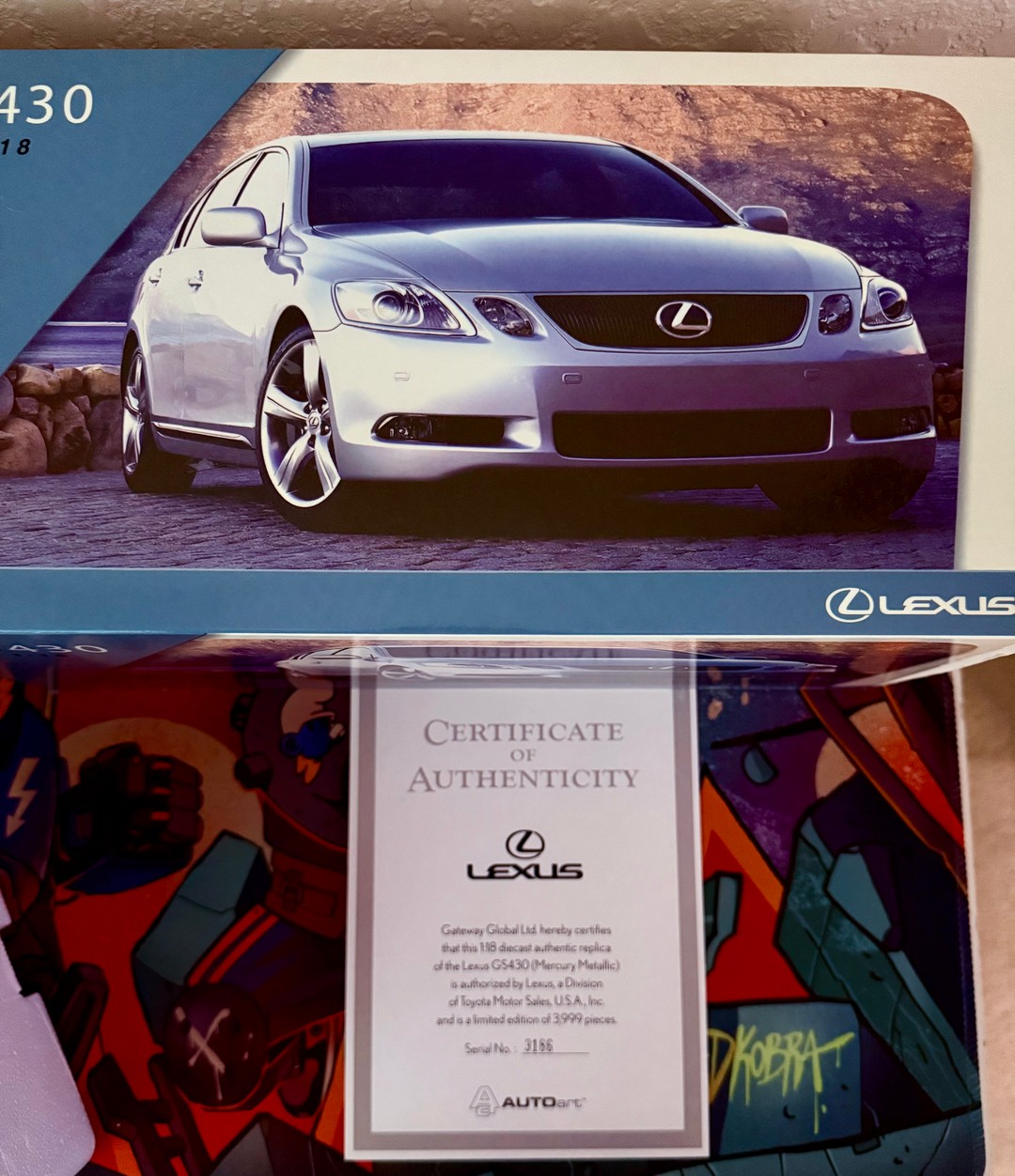 1:18 AUTOART Lexus GS430 (Mercury Metallic) | Jawa
