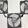 MSI 120mm ARGB PWM Case Fans 3-Pack – Daisy Chain – Tested Working