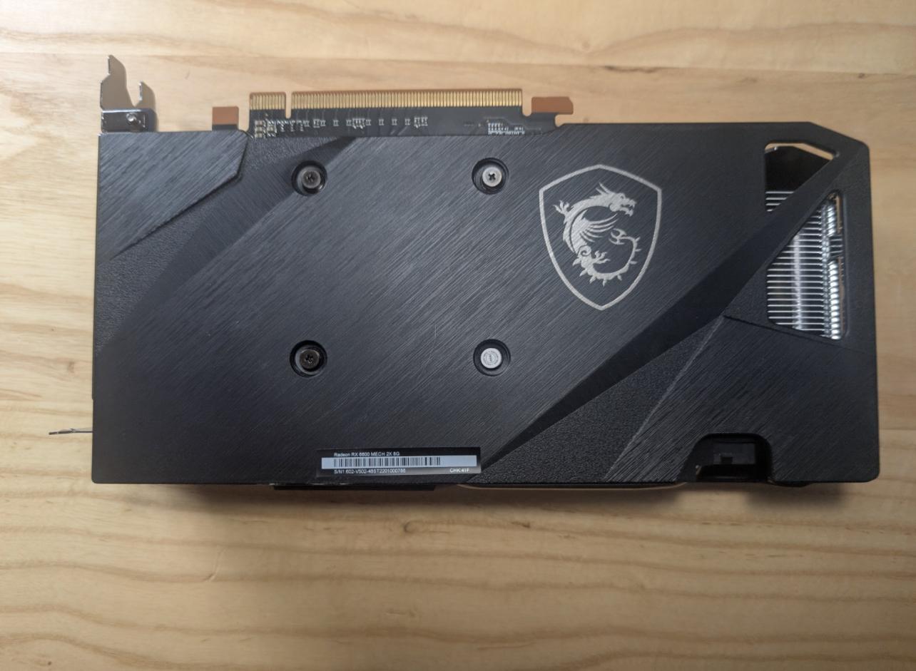 MSI RX 6600 8GB GDDR6 Graphics Card – Excellent Condition