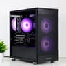 ⚫ Black Gaming PC – RTX 3060 TI, Ryzen 5 3600, 16GB RAM, 500GB SSD - WiFi, BlueTooth ⚫