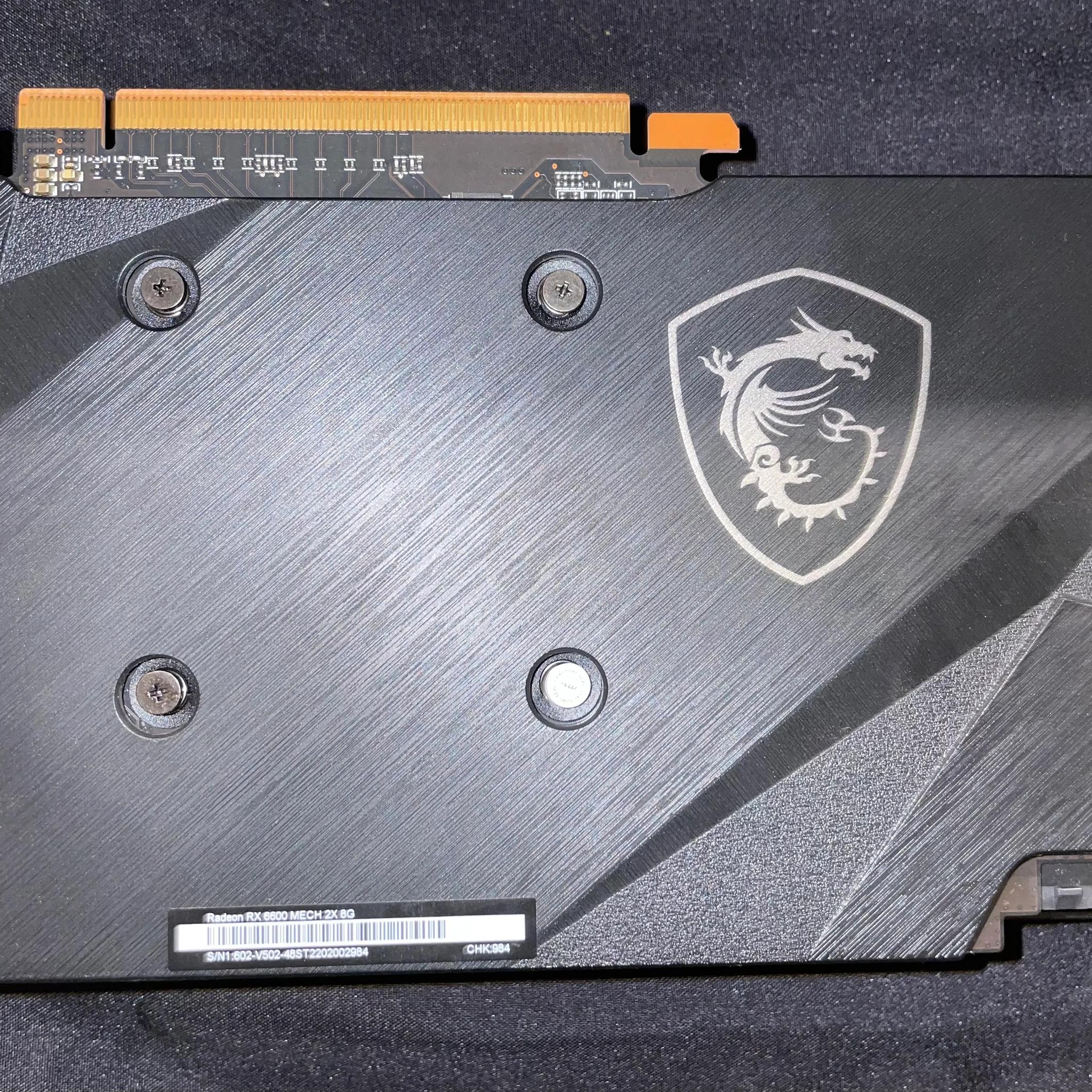 Msi RX 6600 8GB