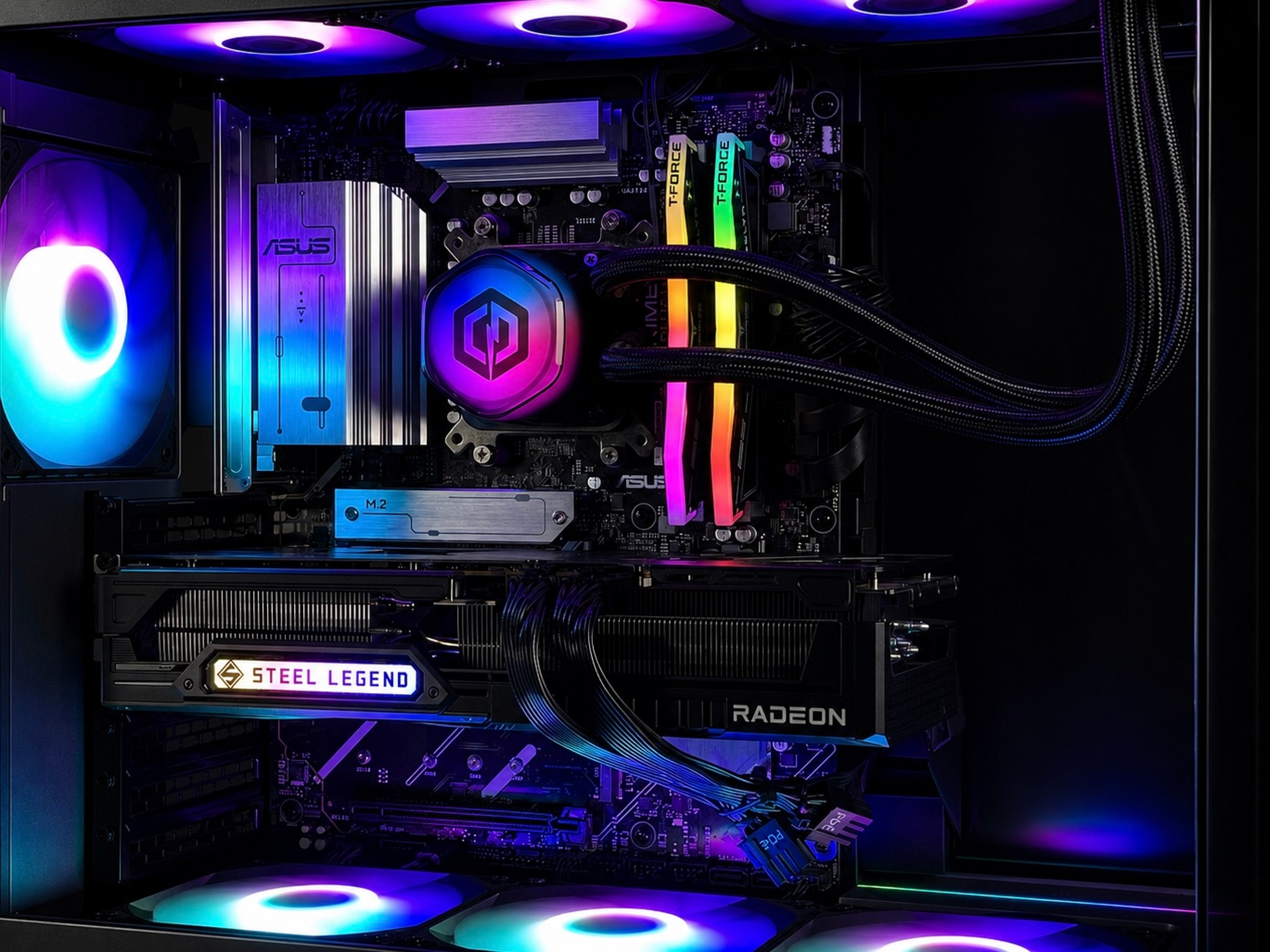 ⚪⚡ IRONCLAD XL Gaming PC | RX 9070 XT | Ryzen 7 7800x3D | 32GB | 2TB SSD | WiFi + BT | FREE SHIP