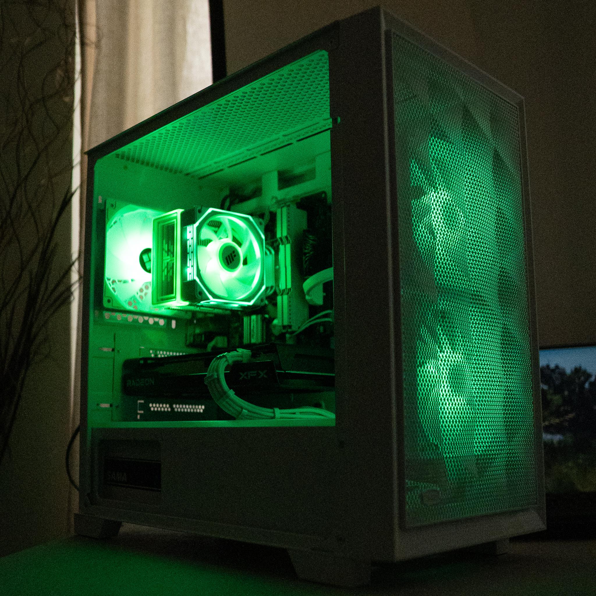 🌨🌨 | RX 7600 8GB | INTEL i7 9700 | 16GB DDR4 RAM | 1.25TB Storage | Arctic Snow 3.0