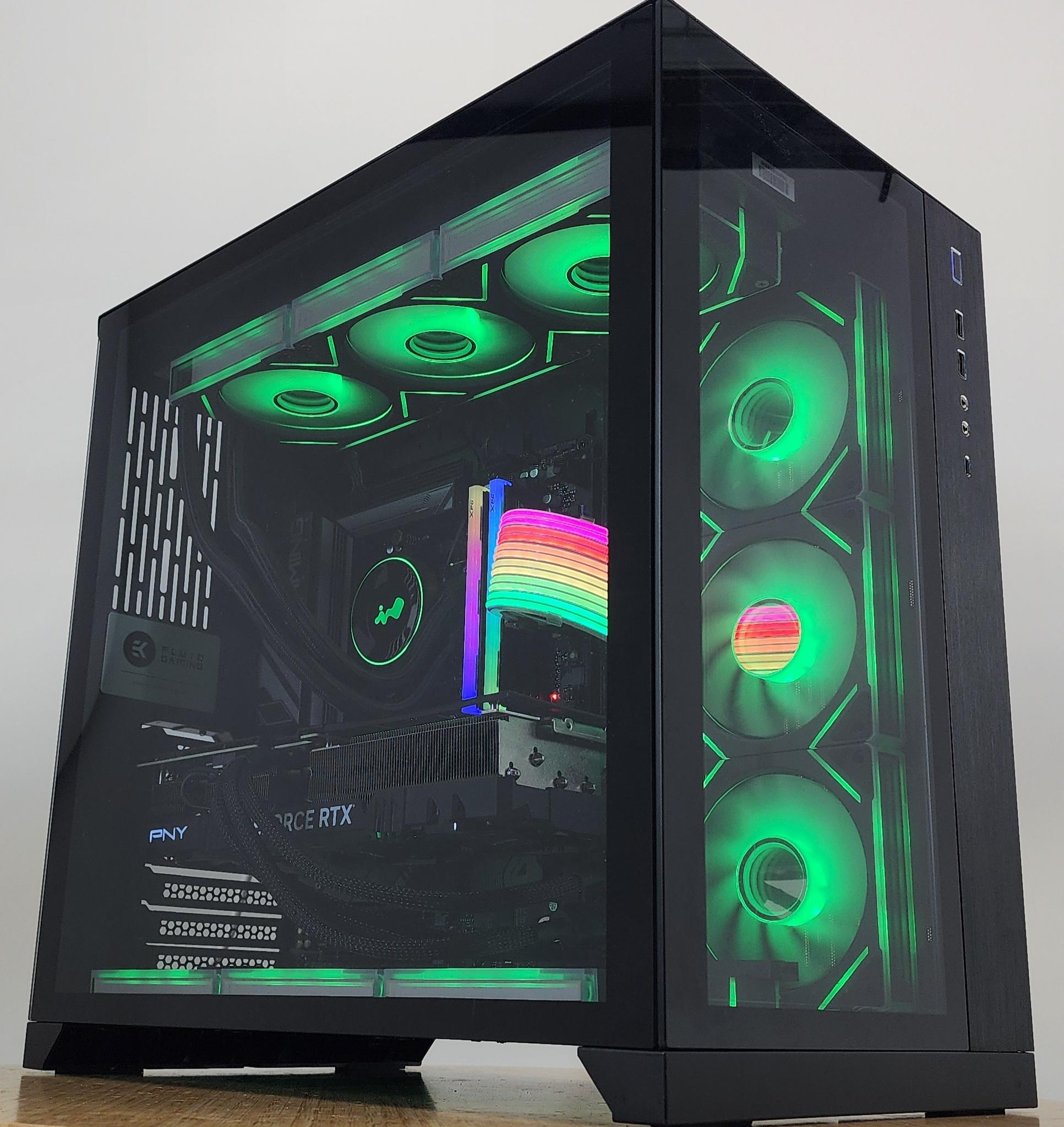 Gaming PC Ryzen 7 7800X3D 32GB RAM 2TB SSD RTX 4070 Ti SUPER 16GB Win11 Computer