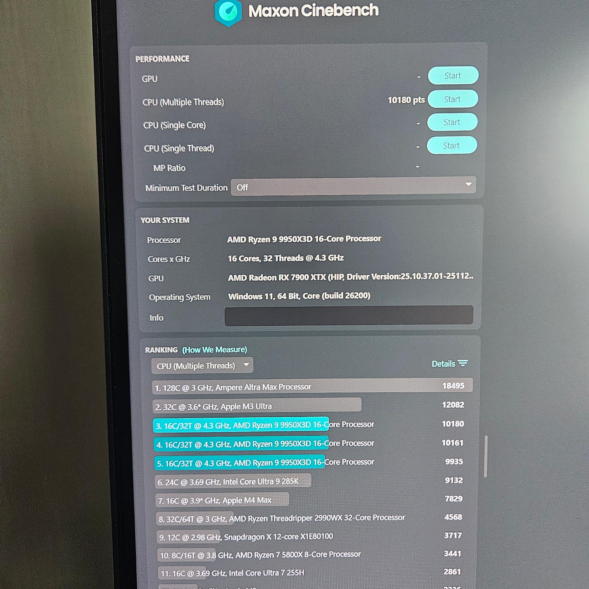 C700M, Sapphire 7900 XTX 24 GB, 4TB + 1 TB Nvme, Ryzen 9 9950X3D, 32 GB RAM , 1200W Seasonic PSU
