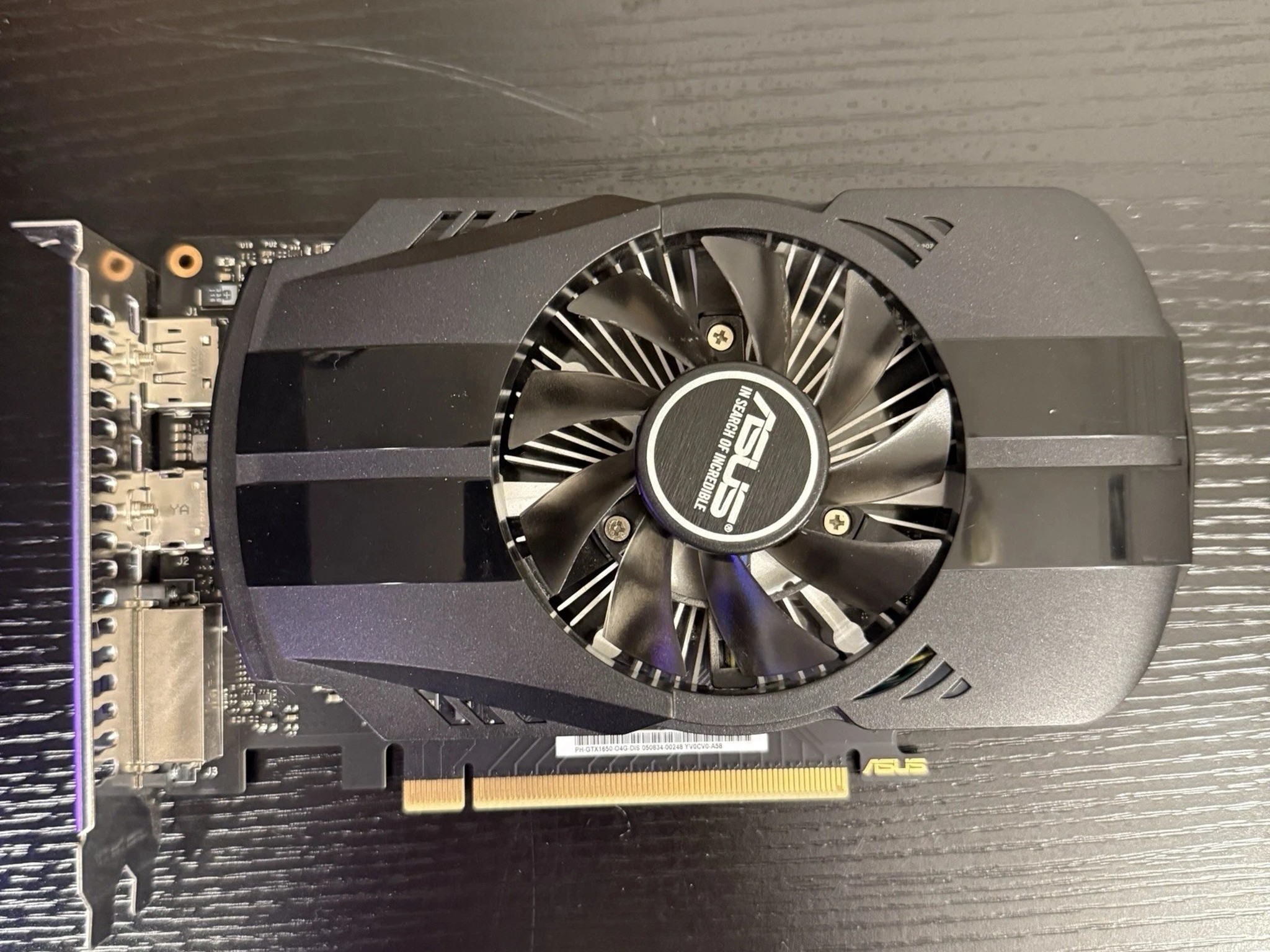 Asus GeForce GTX 1650 Phoenix EVO OC Edition 4gb GDDR5 PH-GTX1650-O4G no 6 pin needed!