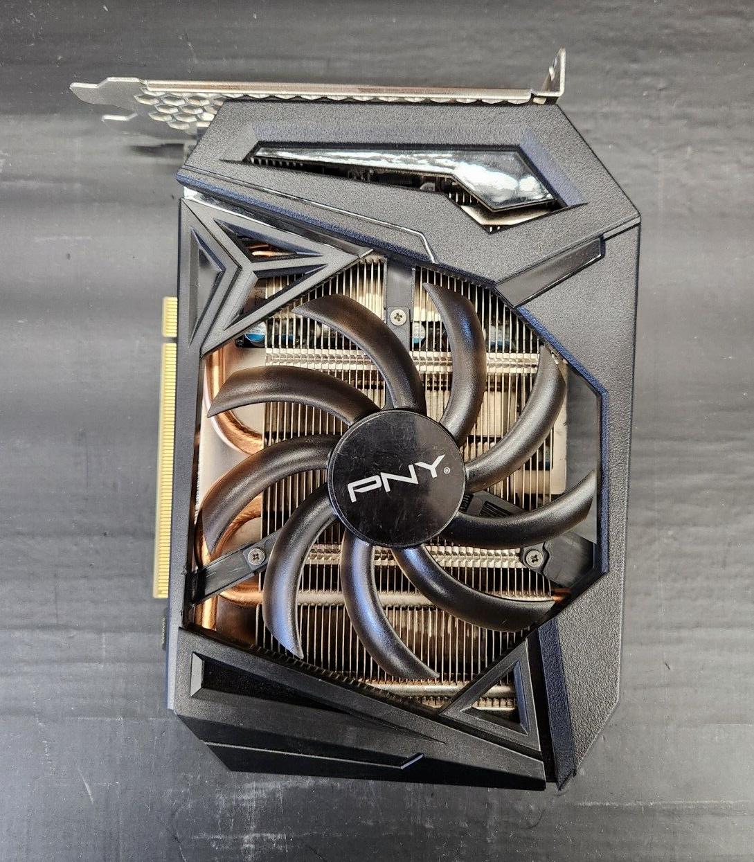 PNY GeForce GTX 1660 6GB GDDR5 Graphics Card - HDMI, DisplayPort, DVI - 3.0 x16