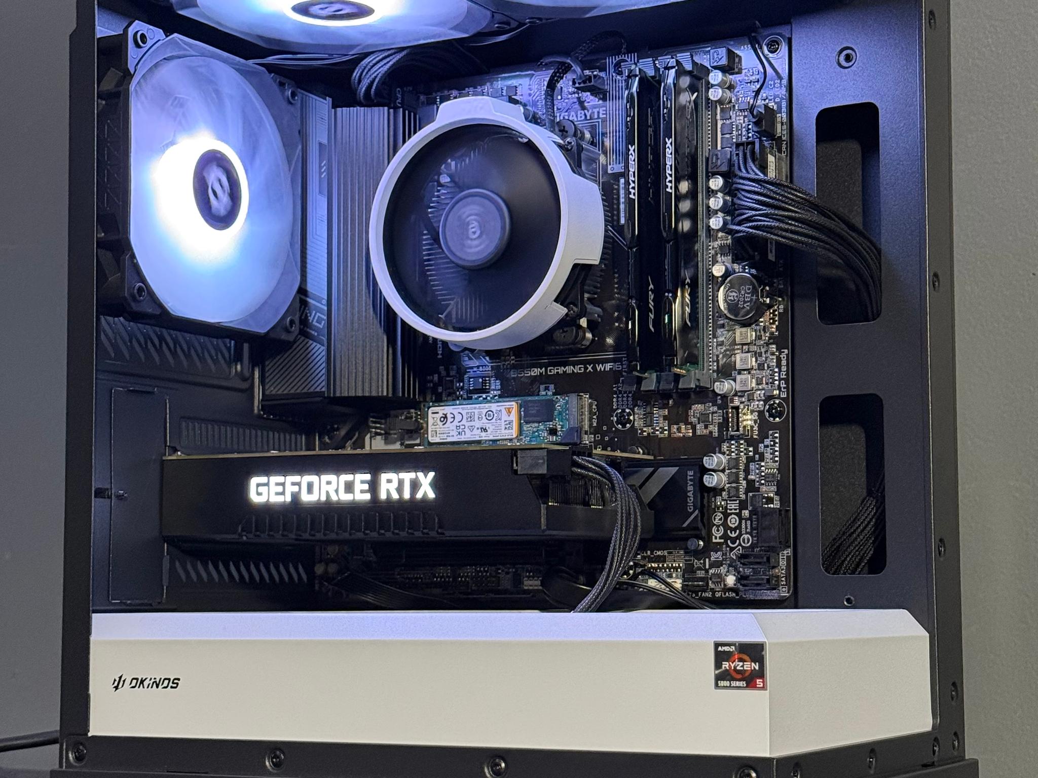 RTX Gaming PC- Ryzen 5500, RTX 2060, 16GB RAM, 512GB SSD