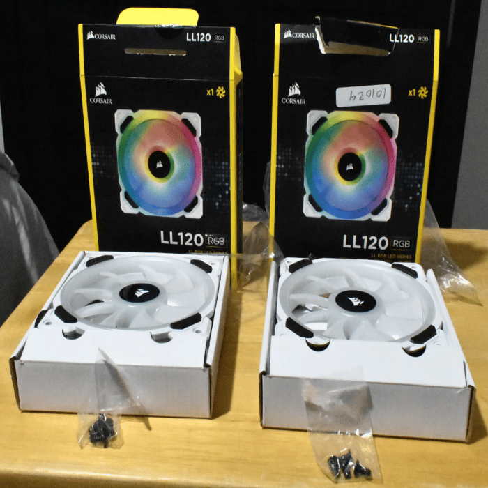 CORSAIR - LL Series 120mm - White (Pack of 2 Fans)