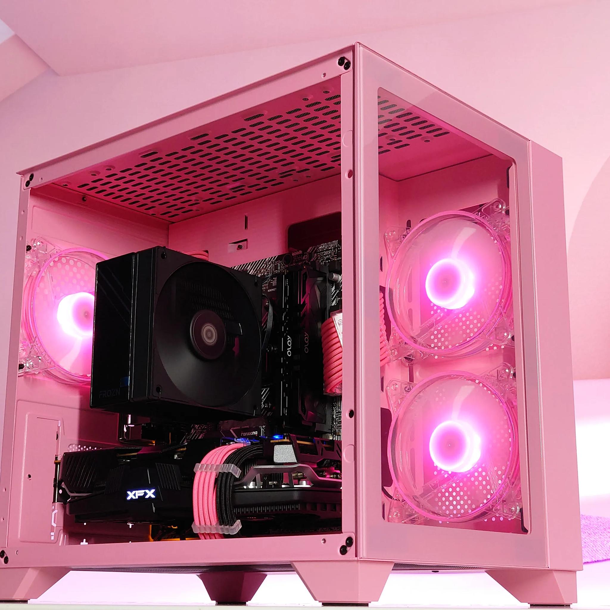 🩷🧁Buu Gaming PC🍧AMD RX 5700 XT 8GB 🍧AMD Ryzen 5 3600 6 core🍧16GB DDR4🍧1TB SSD