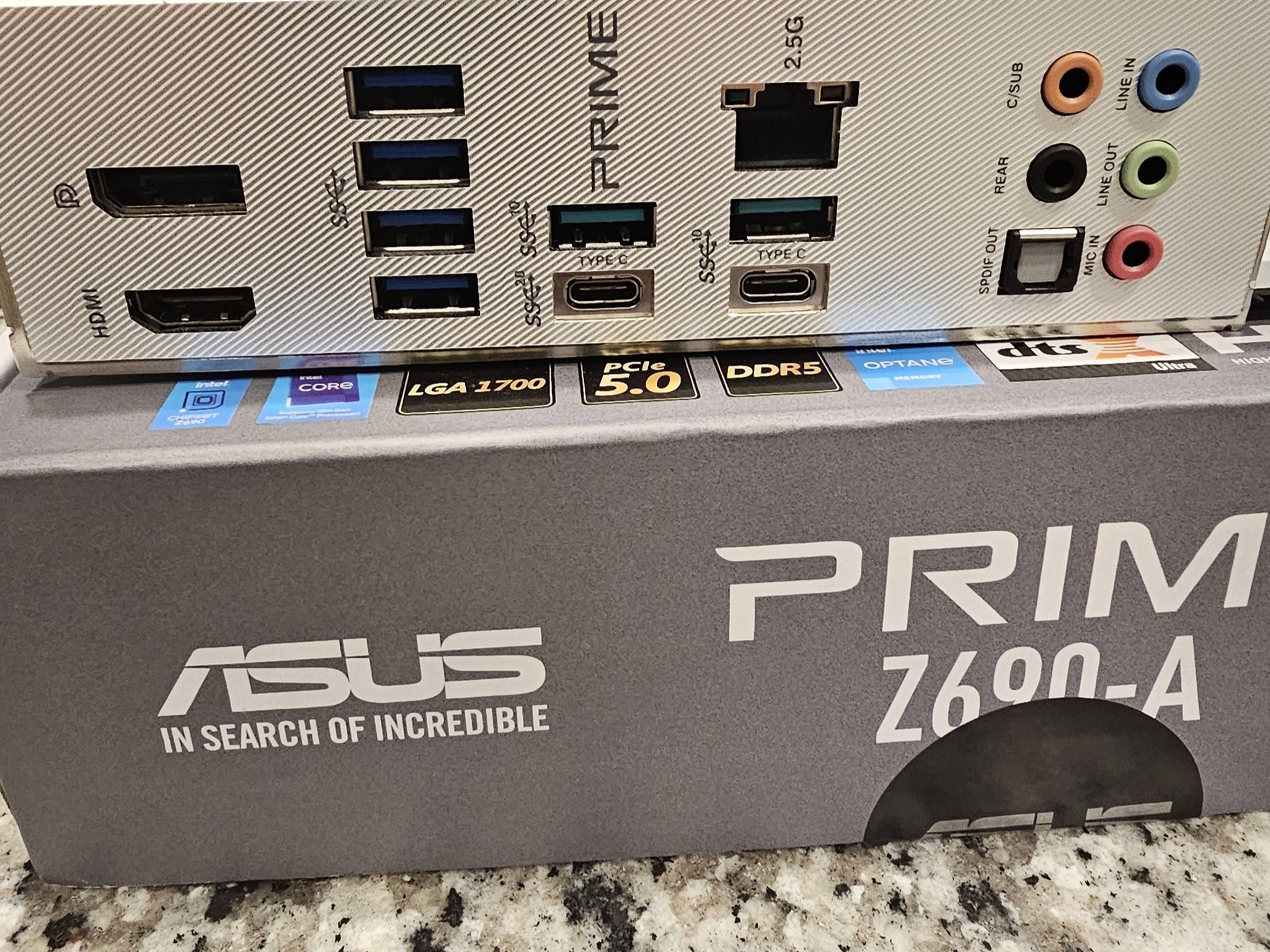 Asus Prime Z690-A + i7 12700kf +32gb ddr5 6000mhz  +