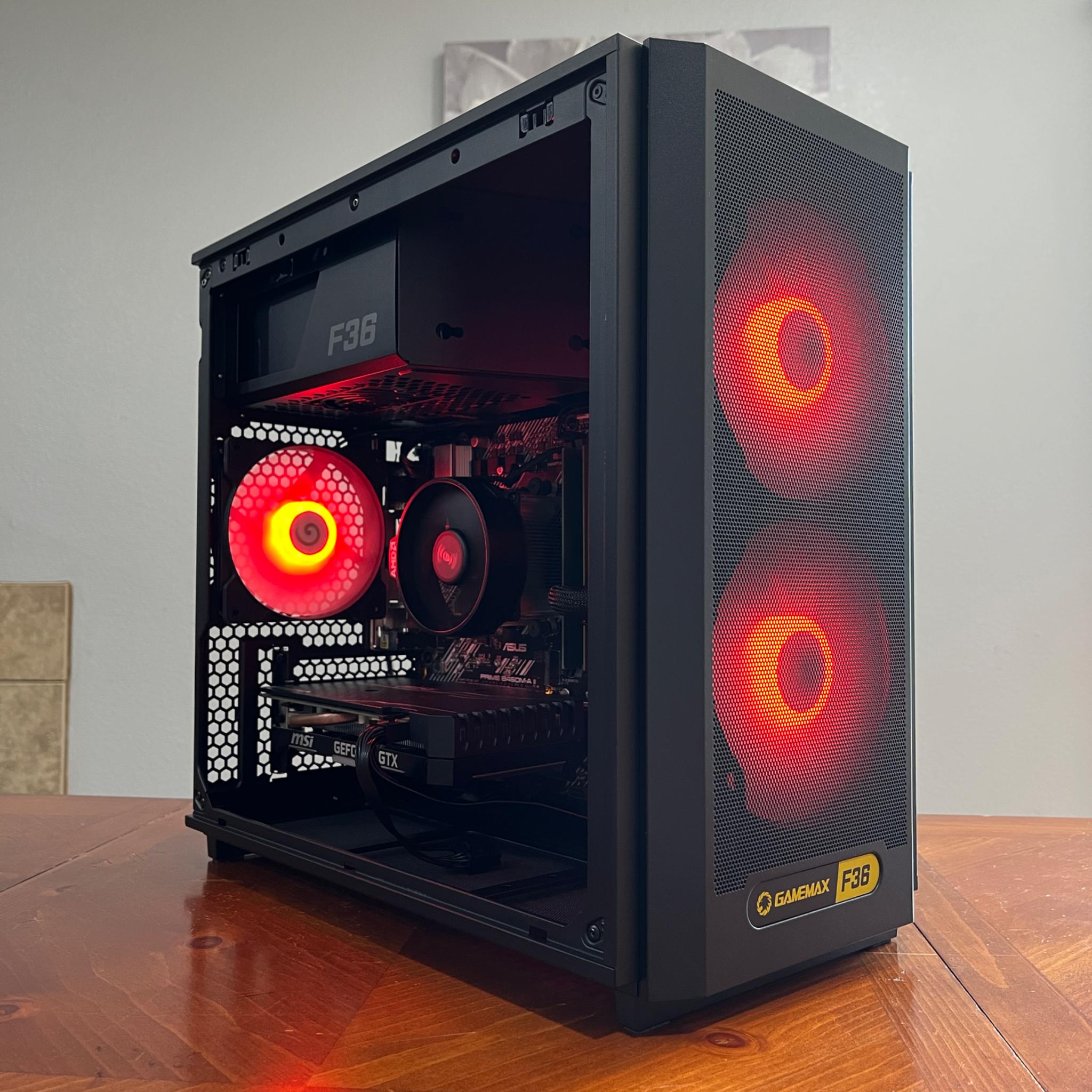 GTX 1660 6GB, Ryzen 7 1700, 16GB RAM | Static RGB Gaming Computer/PC
