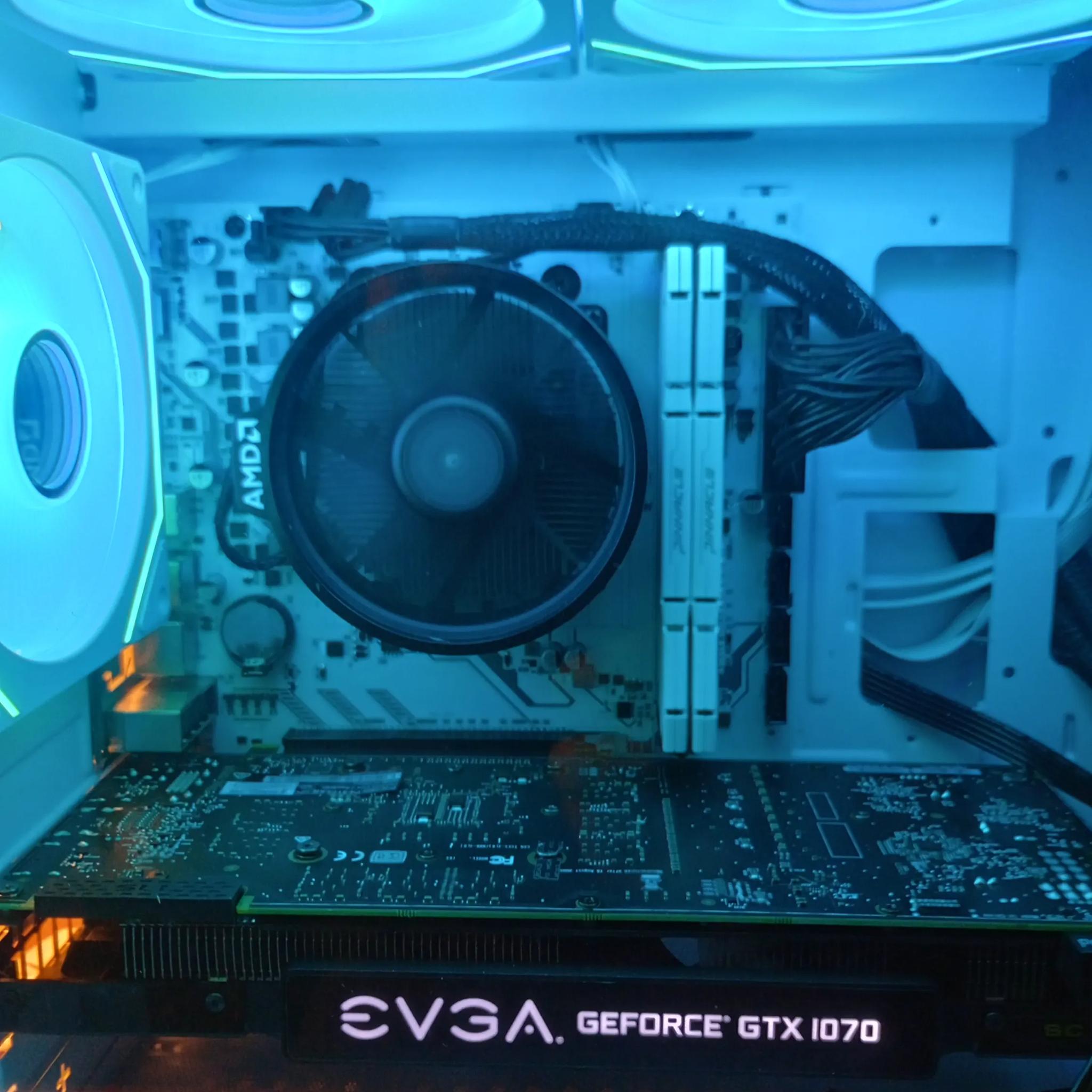 Newly built budget PC/ Ryzen 5 5500/ GTX1070 / 16GB DDR 4 RAM/ 512GB M.2 SSD/ 600 Watt PSU