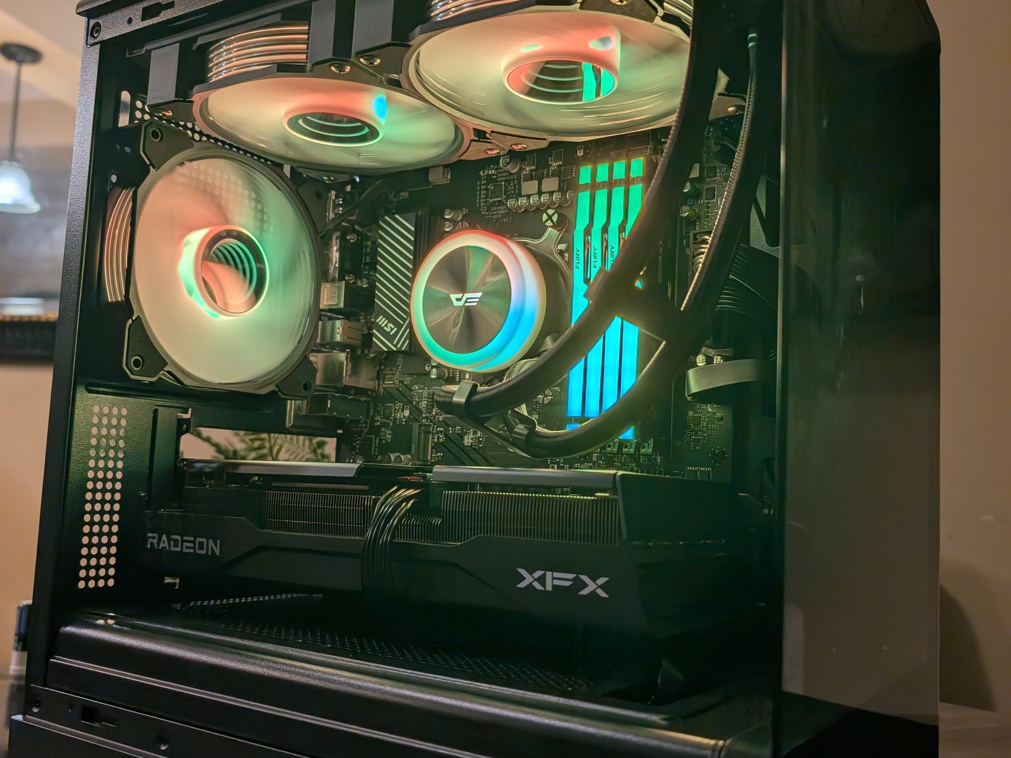 ⚡ DarkFlash AM5 Build ⚡9060 XT 16GB + 9600x