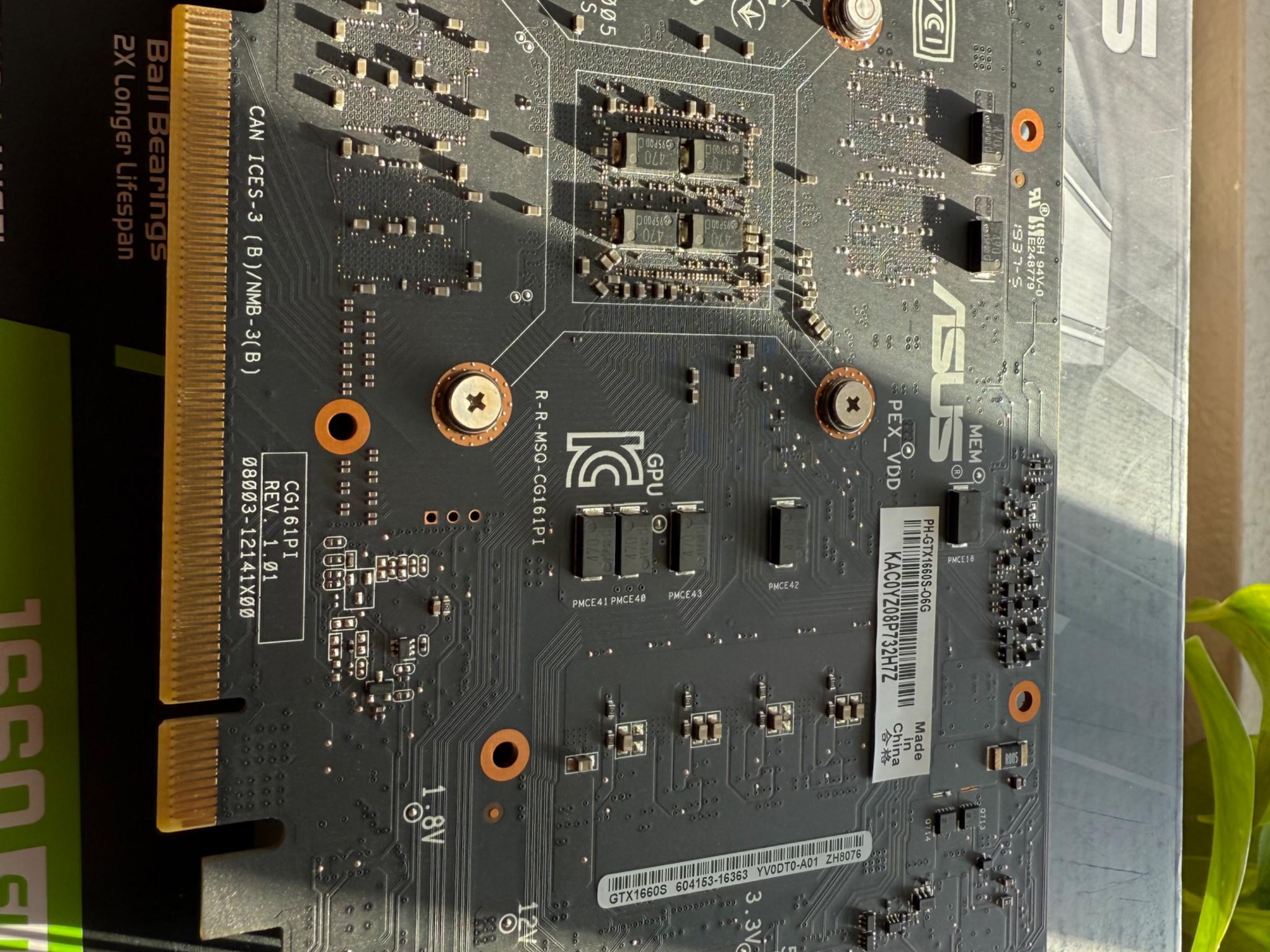 ASUS GeForce GTX 1660 Super OC Phoenix – Lightly Used, Great Condition!