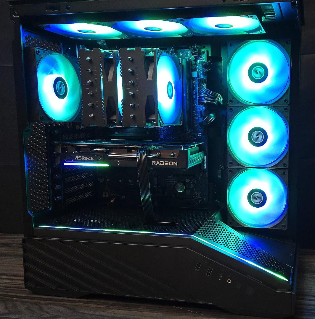 Ryzen 7 7800X3D - RX 9060 XT 16GB - 32GB DDR5 6000 -1TB Gen4 NVMe - Wi-Fi + LAN
