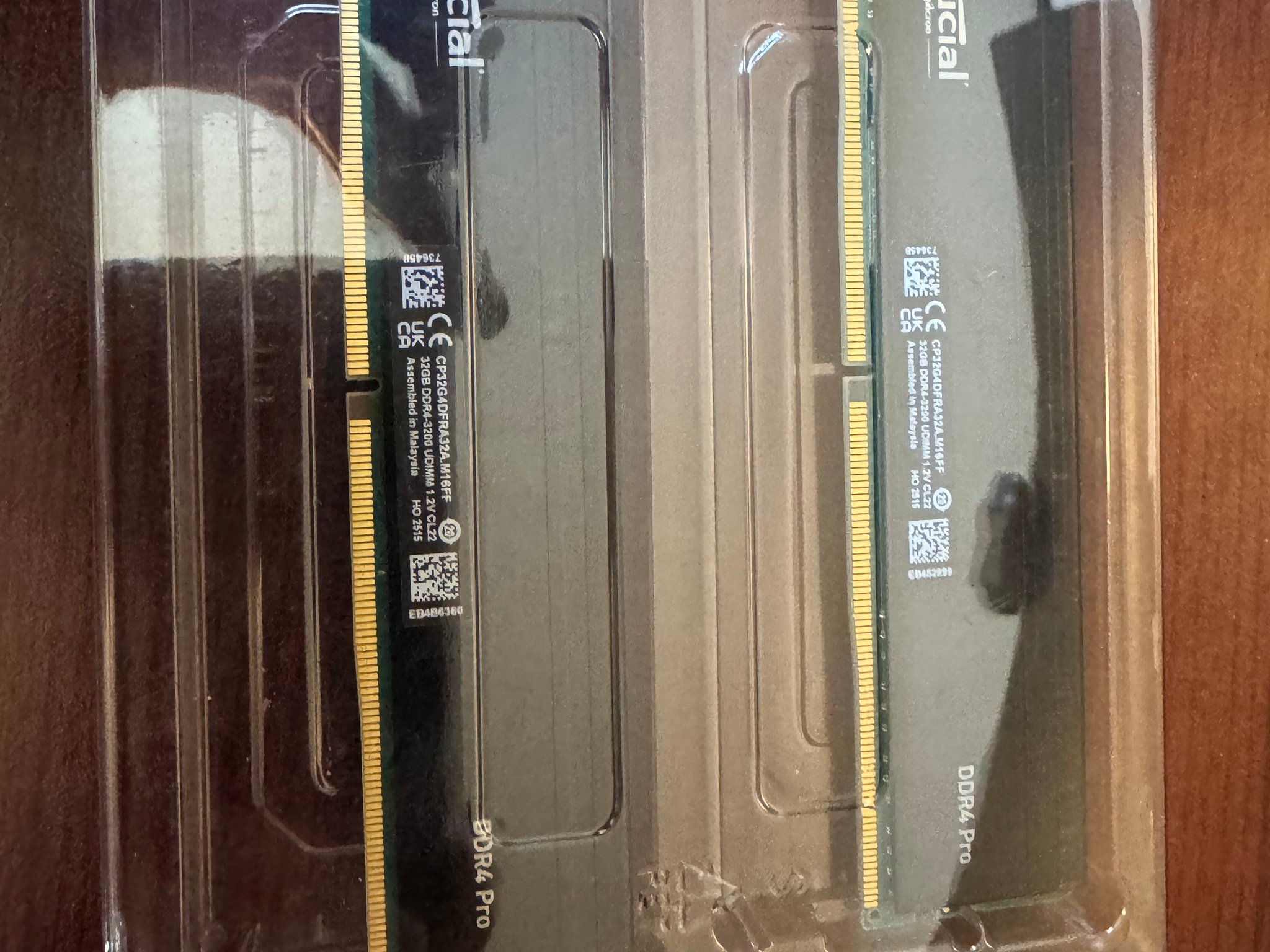 Crucial Pro 64GB (2x32GB) DDR4 3200MHz Desktop RAM Kit