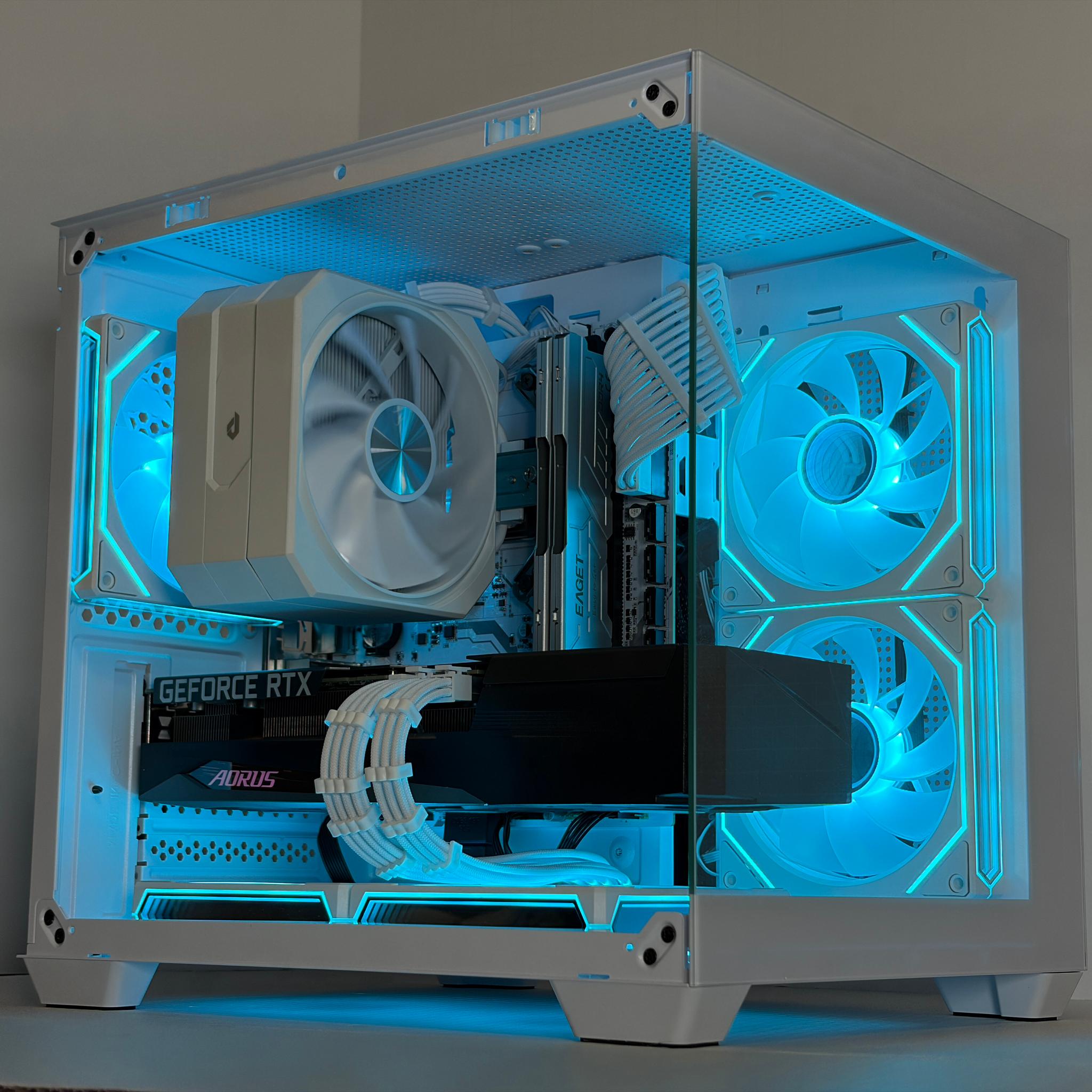 🔥 RTX 3060 Ti Gaming PC | Ryzen 5 5600 | 16GB RAM | 1TB NVMe | White RGB