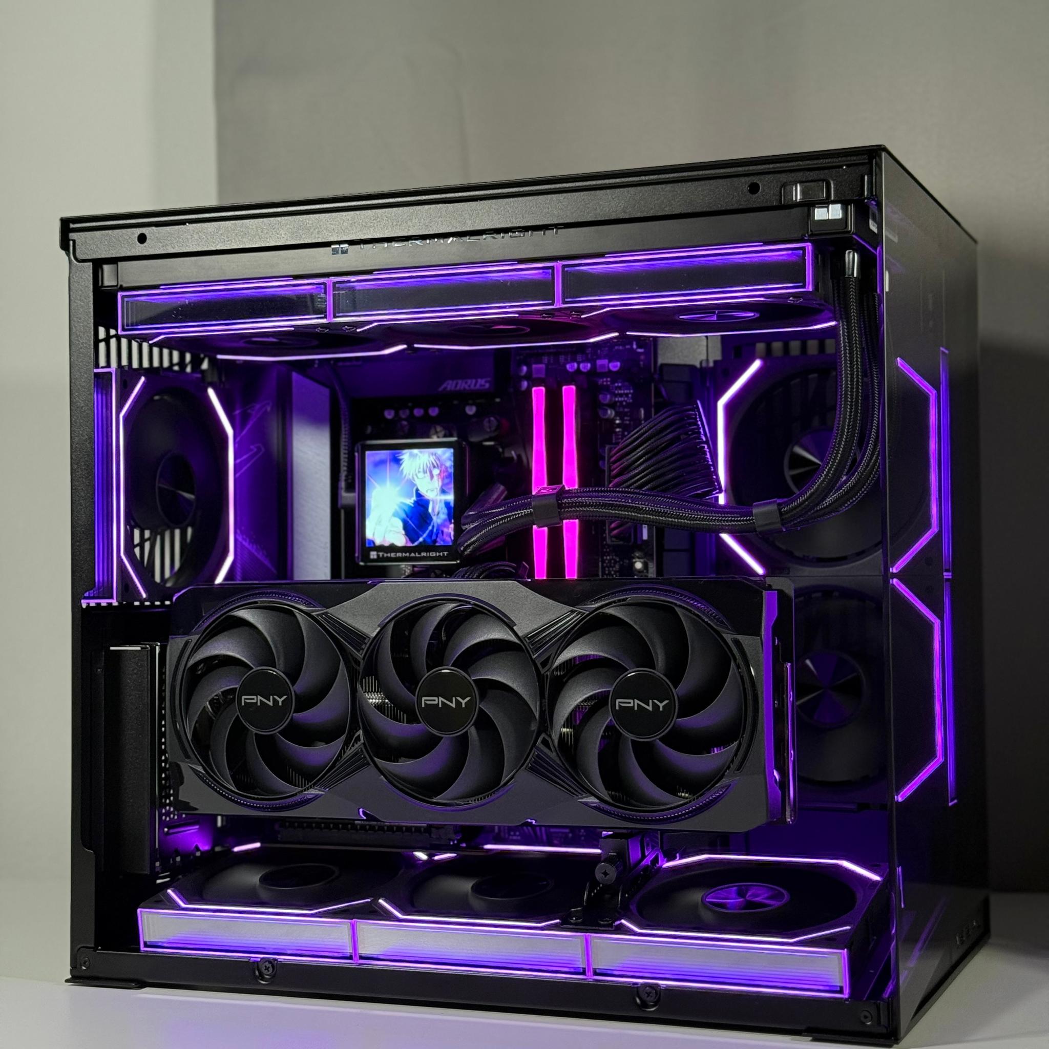 (9800X3D/5080) GAMING PC - Ryzen 7 9800X3D, Nvidia RTX 5080 16GB, 32GB DDR5, 2TB NVME, LCD AIO