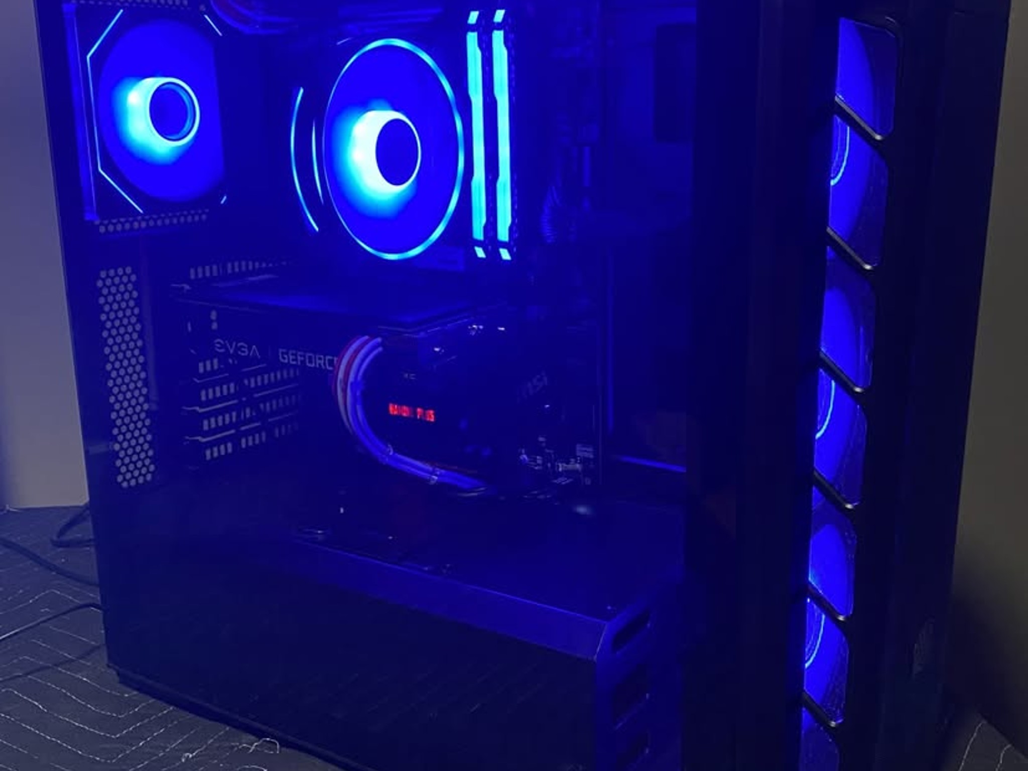 RGB AMD 3700X GeFORCE RTX 12gb 3060 1080/1440p Gaming PC.