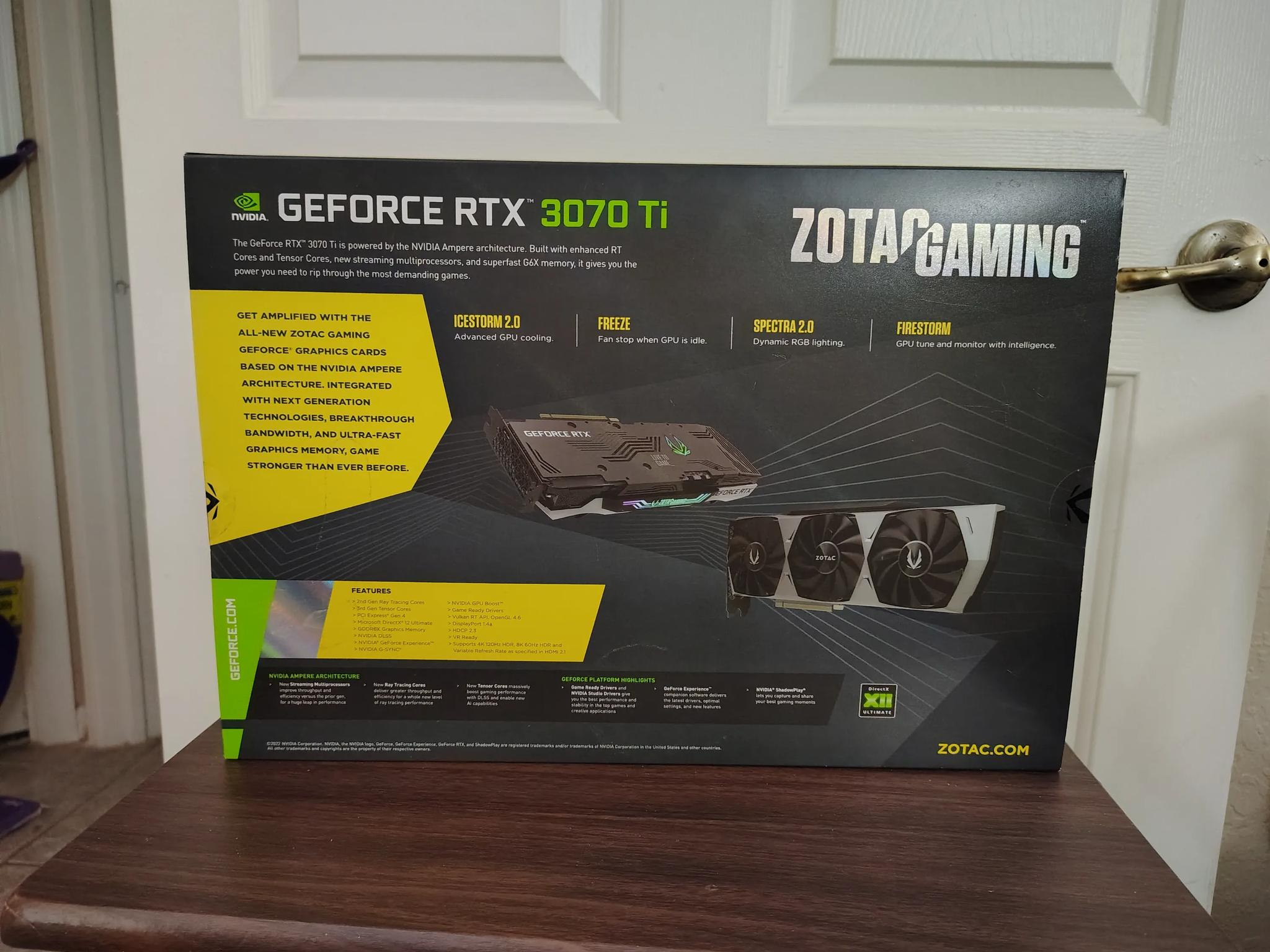 *NEW* Unopened Zotac 3070TI 8GB GPU
