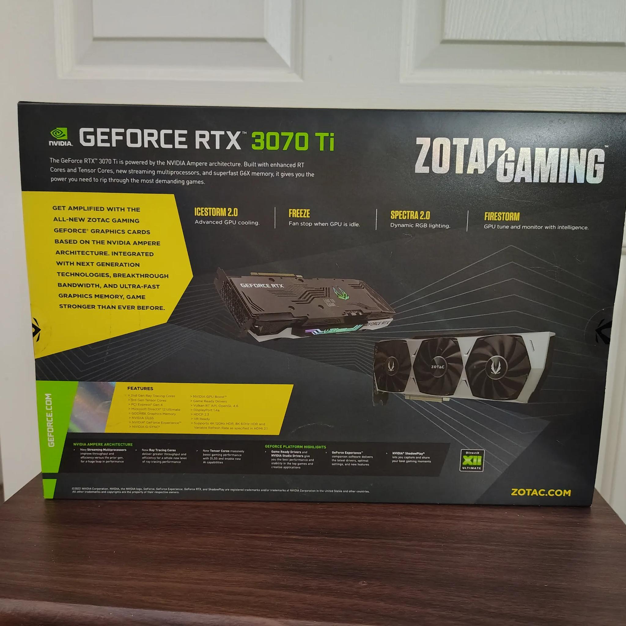 *NEW* Unopened Zotac 3070TI 8GB GPU