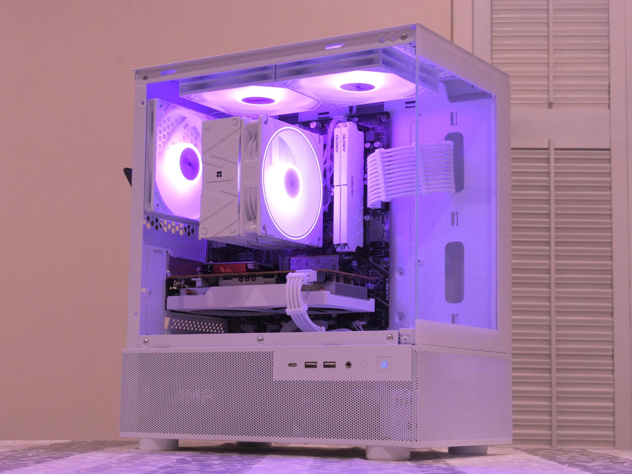 1080p Beast | Ryzen 5 3600 | RX 6600 8GB | 32GB DDR4 | 1TB nVME SSD | 1080p White RGB Gaming PC