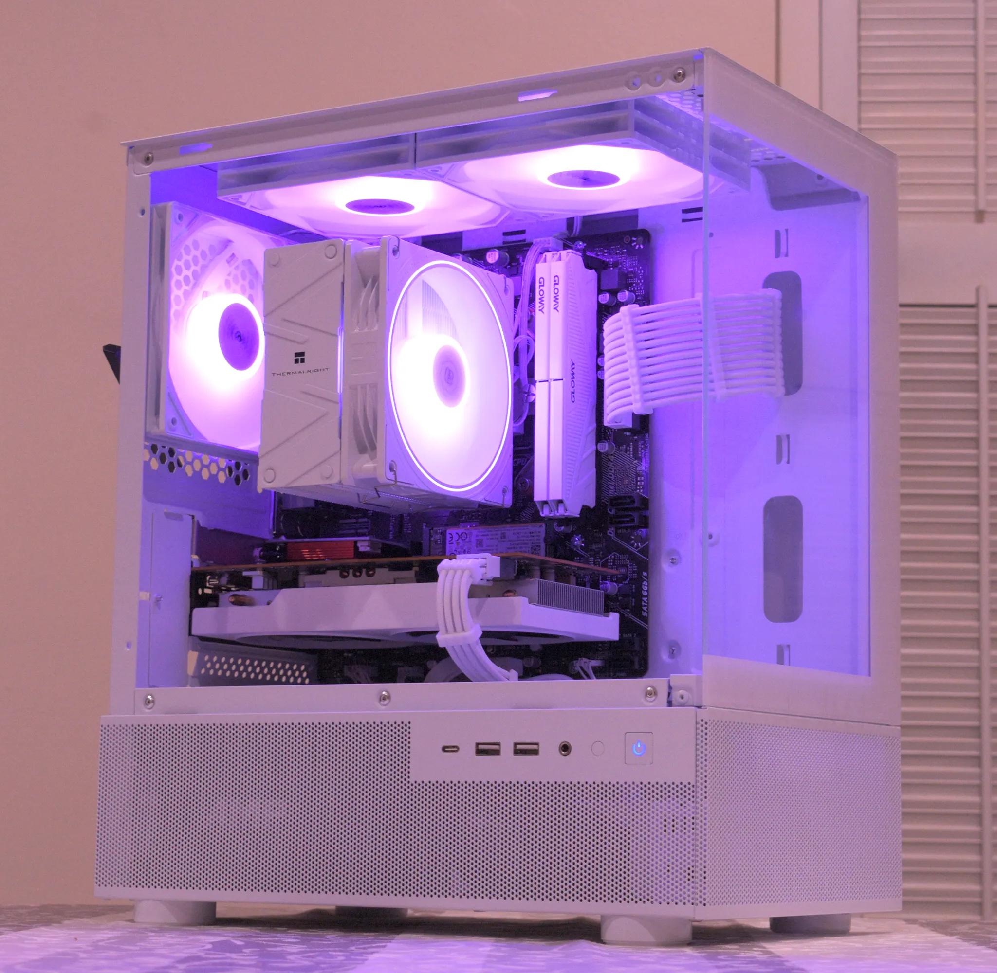 1080p Beast | Ryzen 5 3600 | RX 6600 8GB | 32GB DDR4 | 1TB nVME SSD | 1080p White RGB Gaming PC