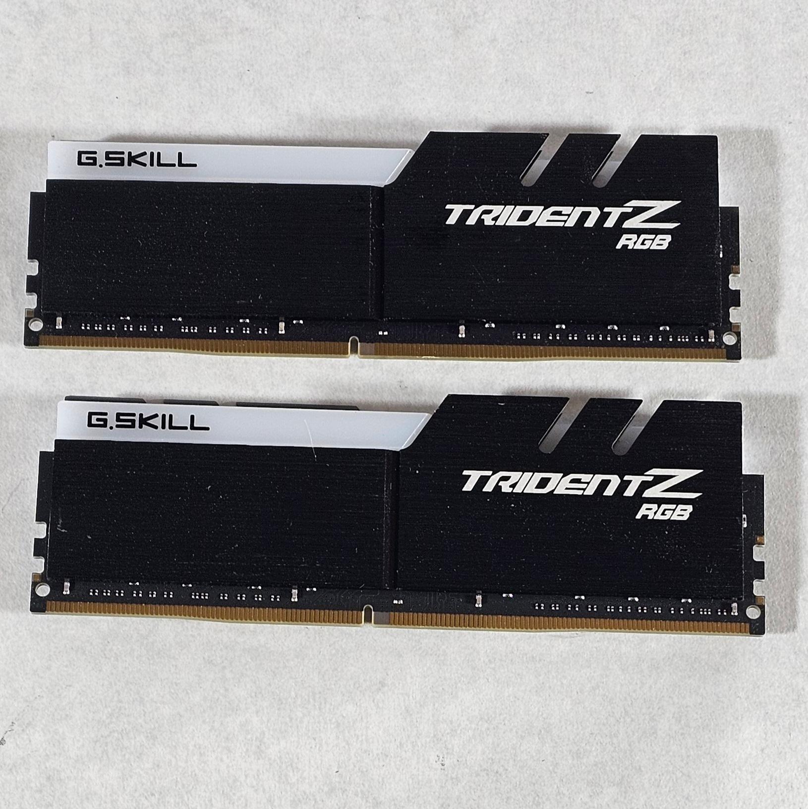 32GB DDR4 (2x16GB) RAM CL16 3200MT/s G.Skill Trident Z RGB