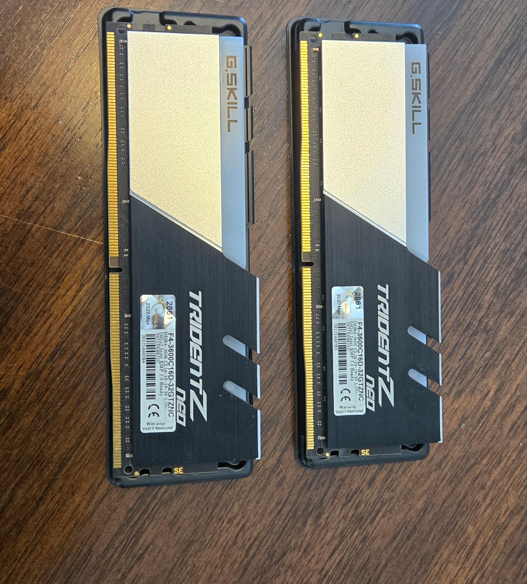 G.Skill Trident Z Neo DDR4 32gb 3600MT/s