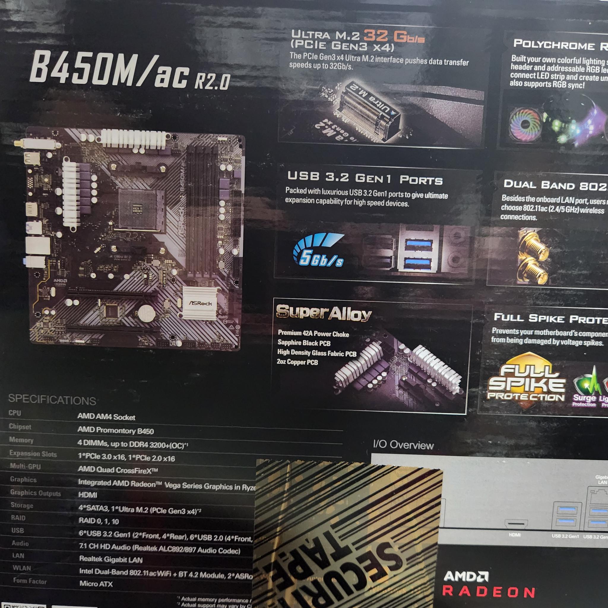 [BUNDLE] New Sealed ASRock B450M Starter Kit + Ryzen 5 5500 + RX 580 8GB | 1080p Gaming Core