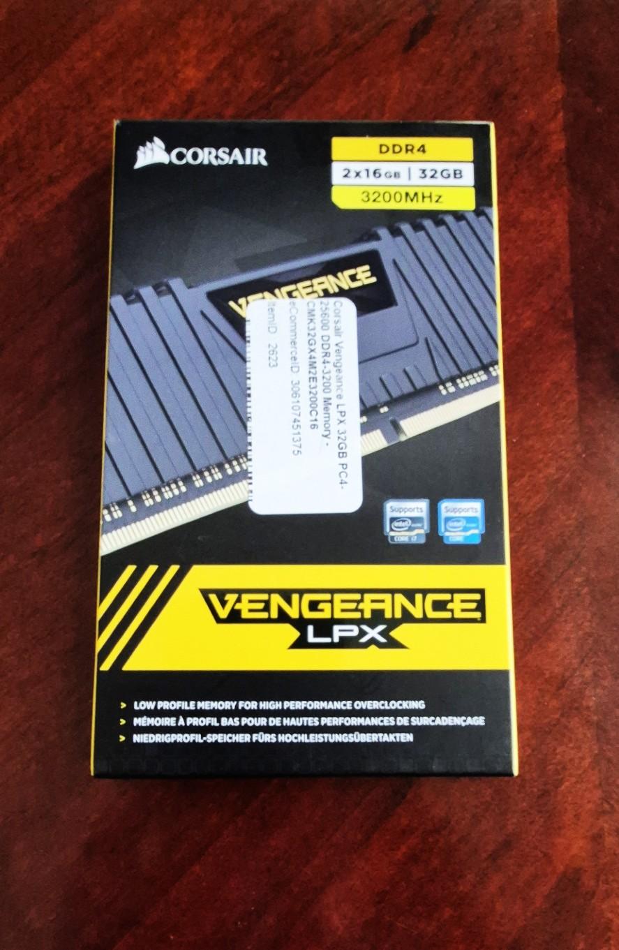 Corsair Vengeance LPX 32GB PC4-25600 DDR4-3200 Memory - CMK32GX4M2E3200C16