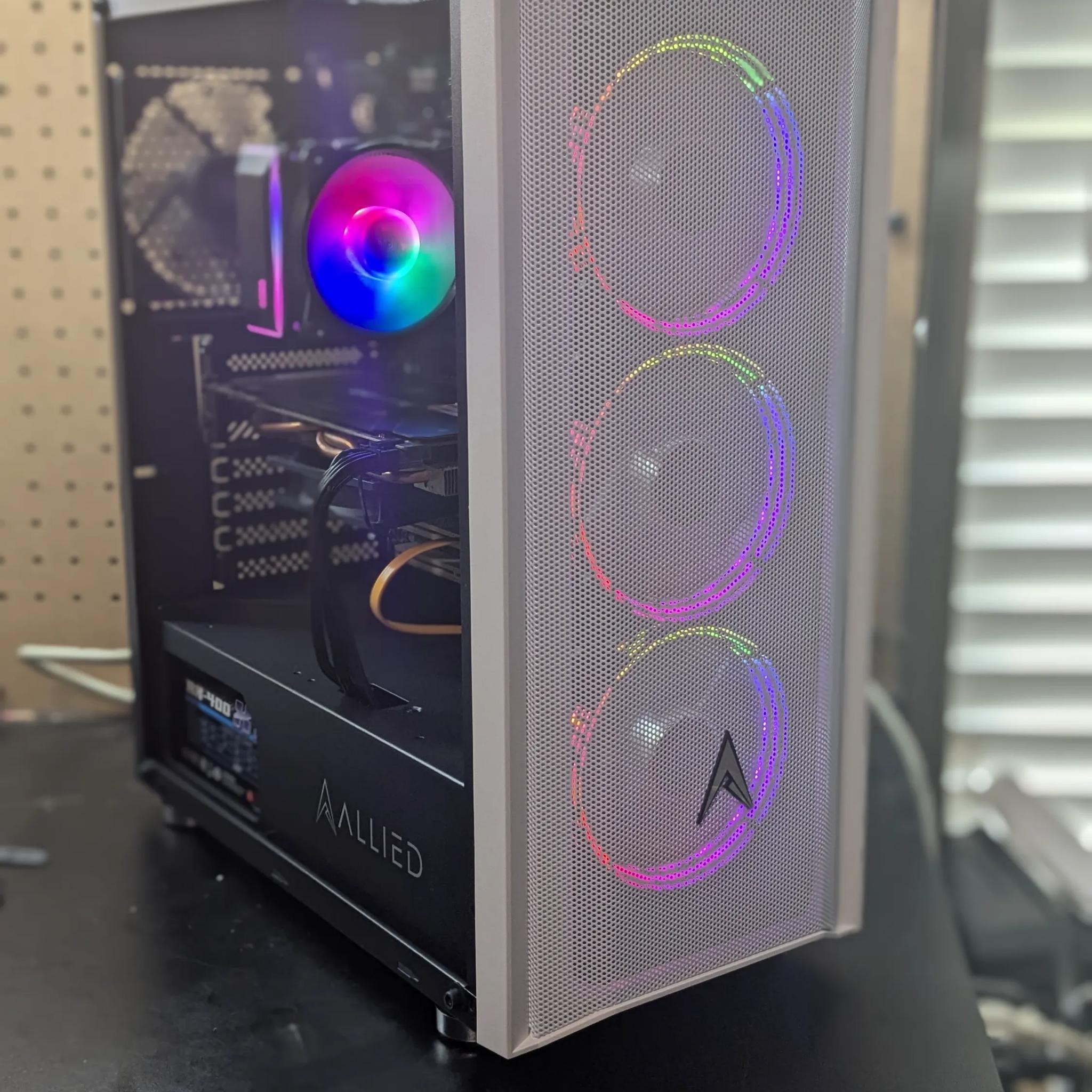 100 FPS Fortnite | 180 Day Warranty | i5-4570S, 16GB RAM, 480GB SSD, RX 480 4GB, RGB, Wifi, Win10