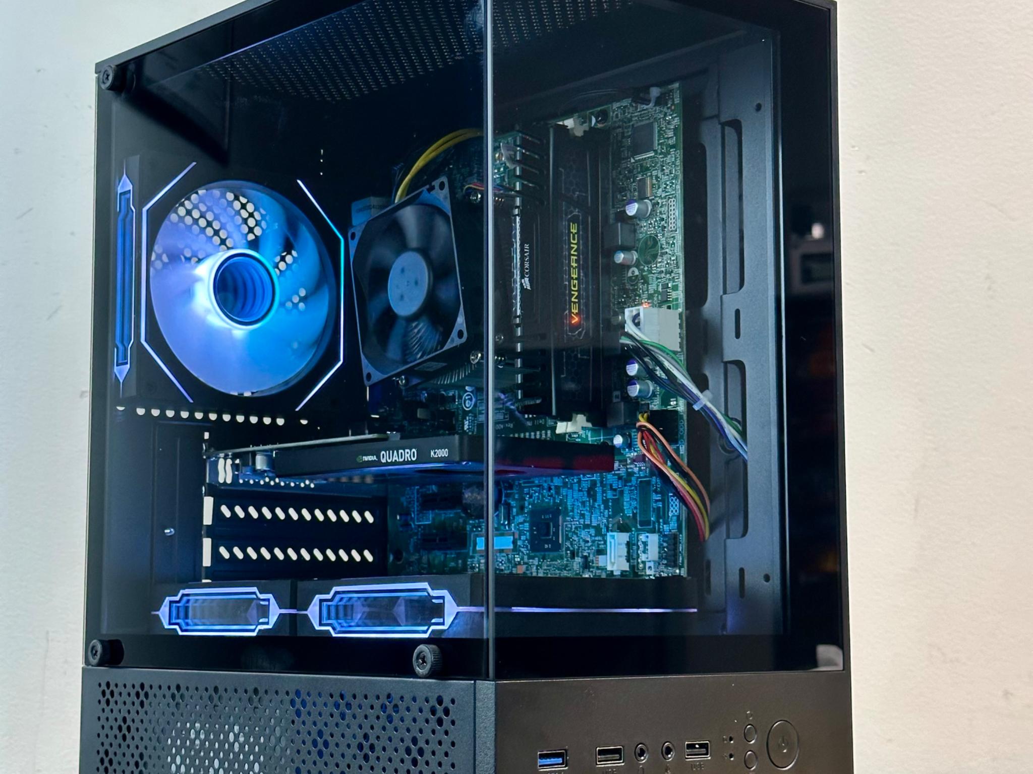 🔥 Ultimate Dual Tempered Glass Super Budget Gaming PC – Intel i5, 8GB RAM, 500GB, RGB Fans! 🎮