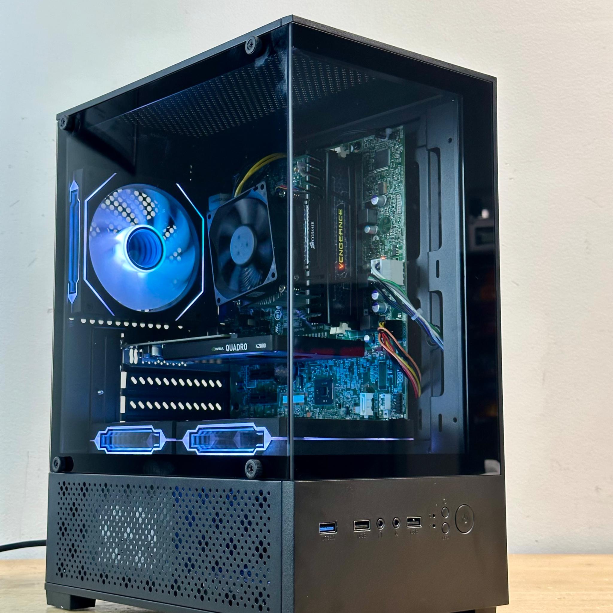 🔥 Ultimate Dual Tempered Glass Super Budget Gaming PC – Intel i5, 8GB RAM, 500GB, RGB Fans! 🎮