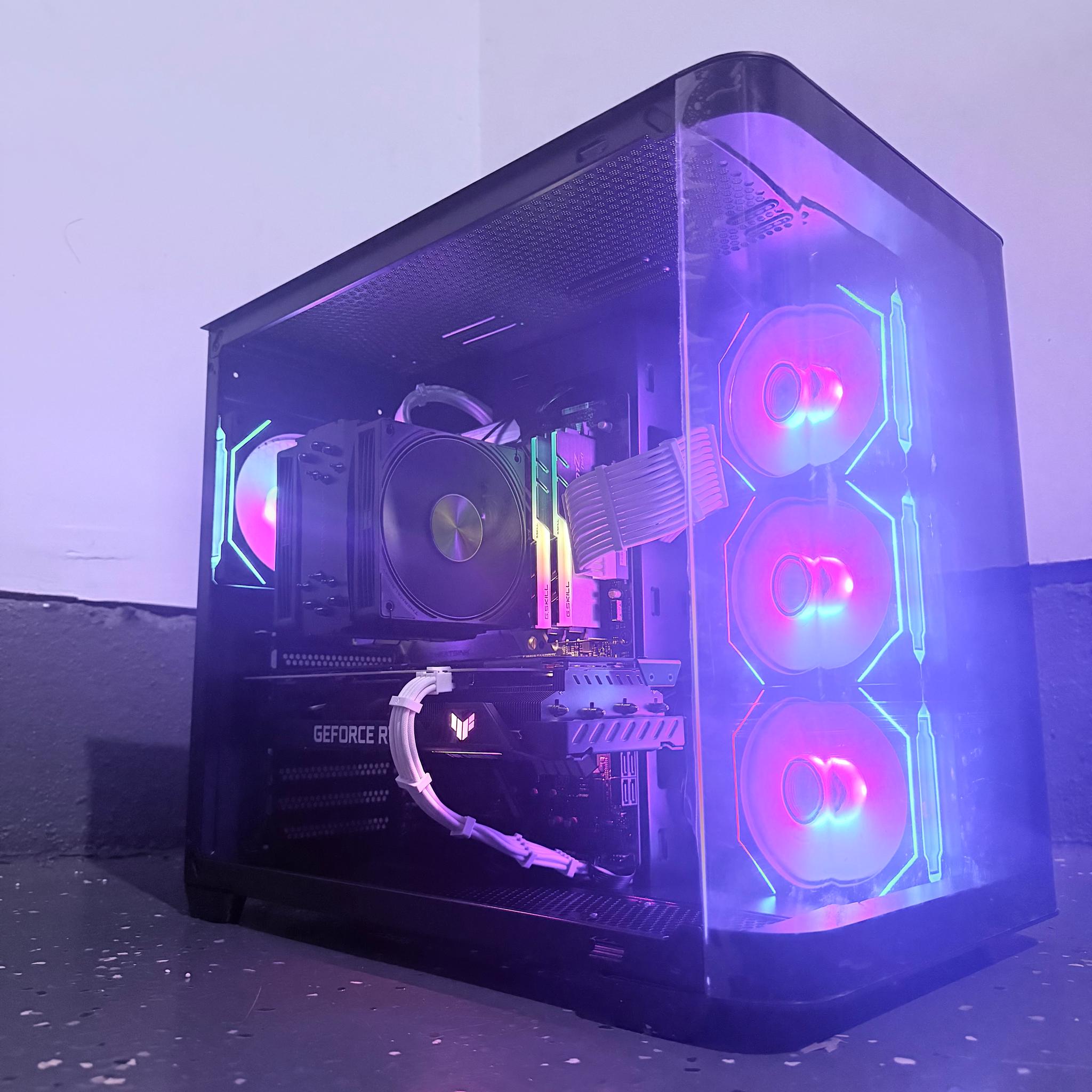 🌈"Quantum Rift"⚫️ | 1440p Gaming | RTX 3060 12GB | Ryzen 7 3700X | 32GB Ram | 1TB SSD | Free Ship