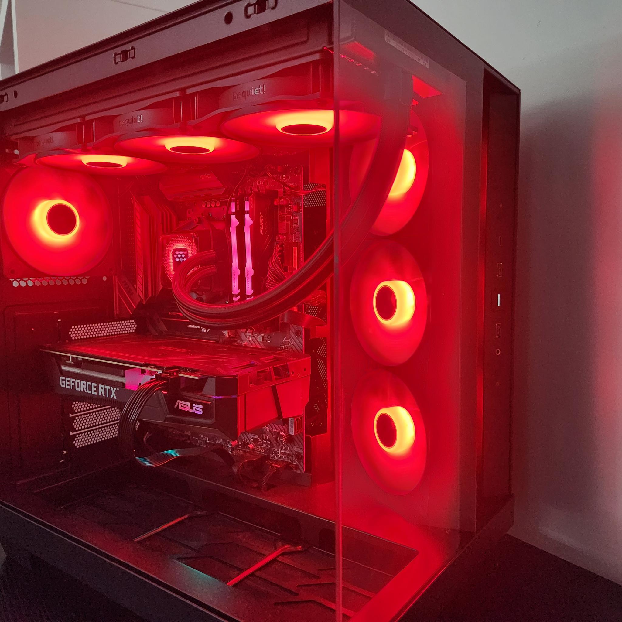 BIG RED: POWER HOUSE RTX 1440p GAMING PC!