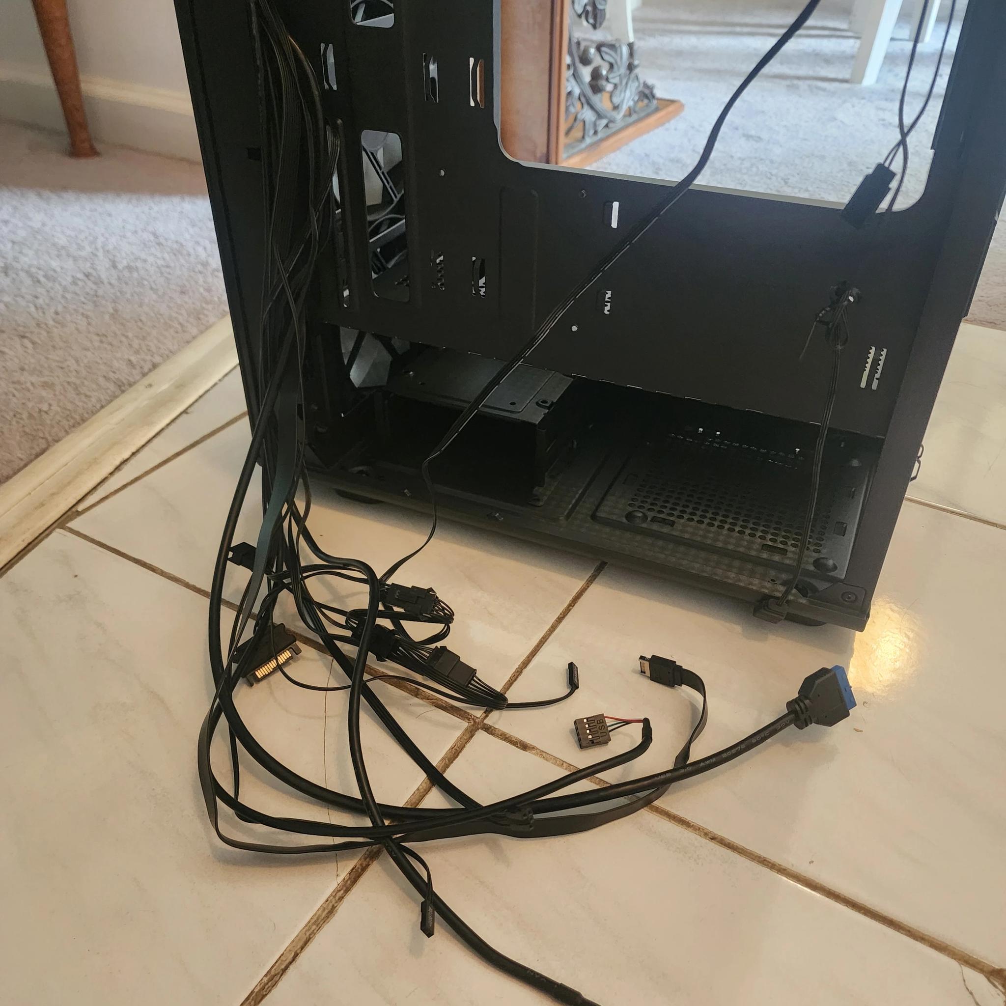 DIYPC R1-BK Micro ATX Black PC Case, 4 ARGB Fans